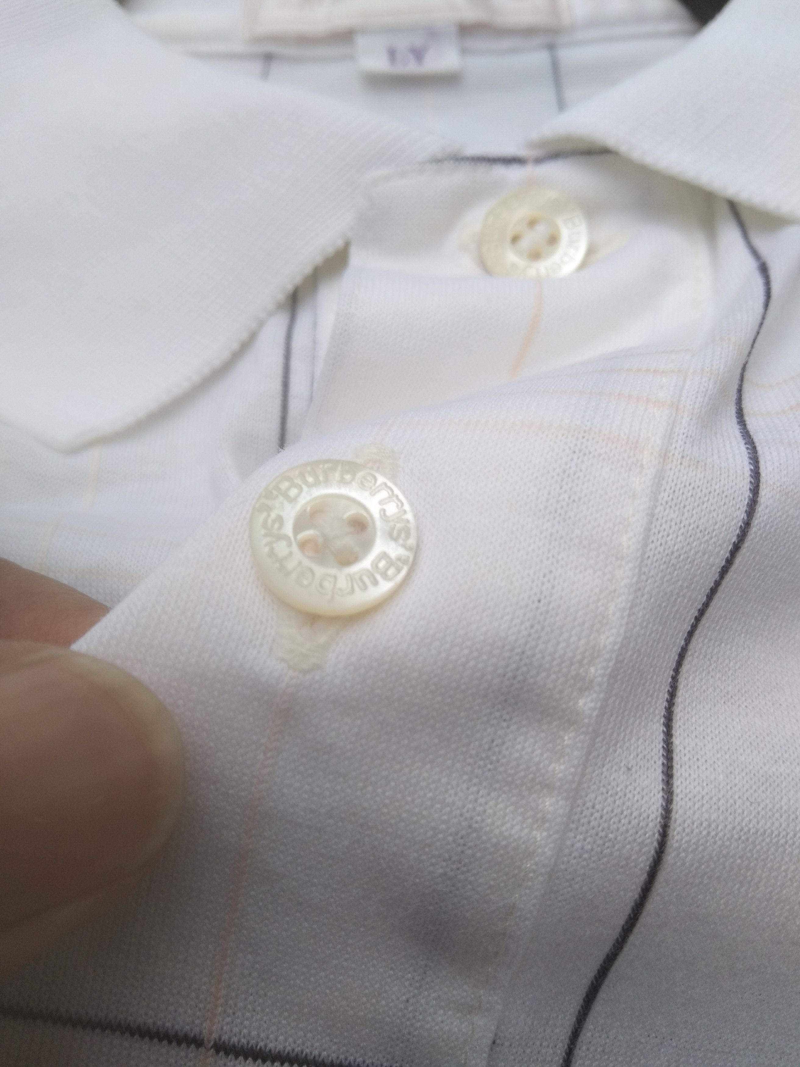 Burberry VINTAGE BURBERRY JAPAN LGHT AND SOFT POLO TEES Size US L / EU 52-54 / 3 - 9 Thumbnail