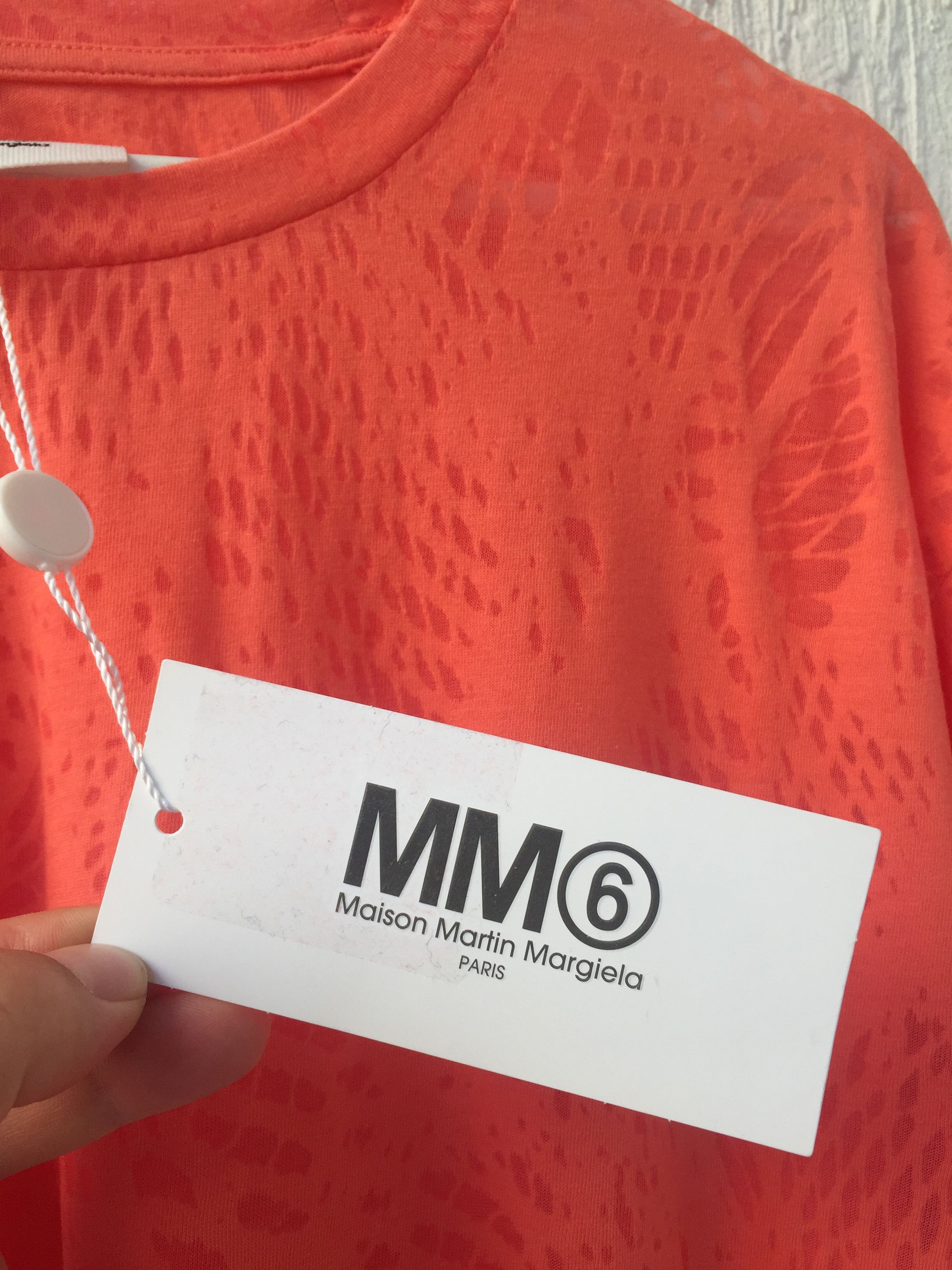 Maison Margiela BNWT orange tee Size US M / EU 48-50 / 2 - 4 Thumbnail