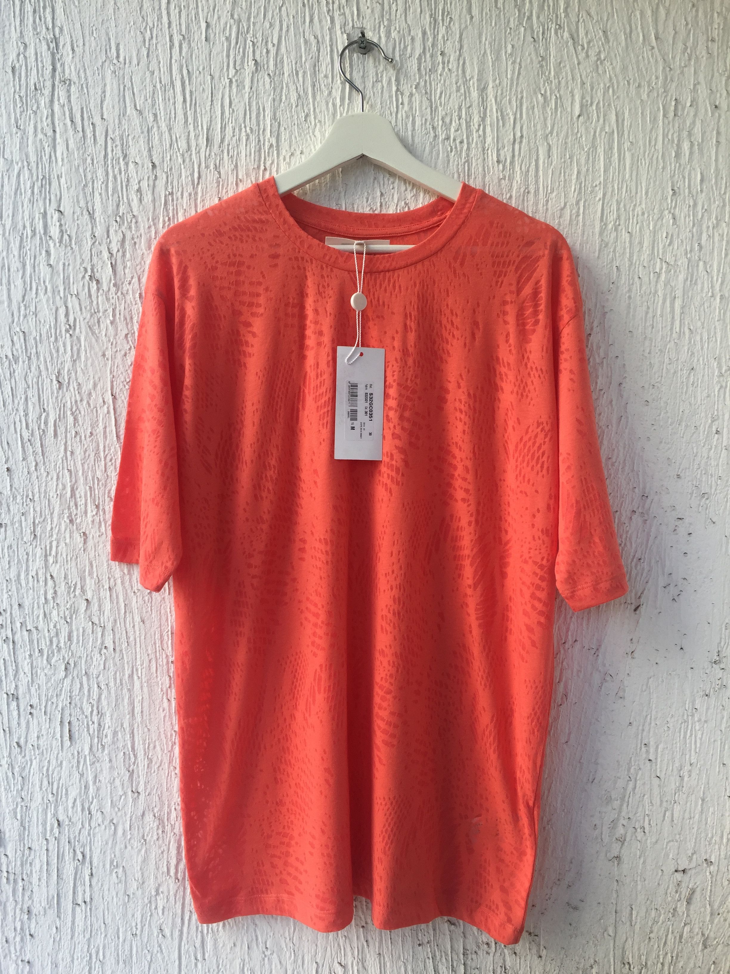 Maison Margiela BNWT orange tee Size US M / EU 48-50 / 2 - 1 Thumbnail