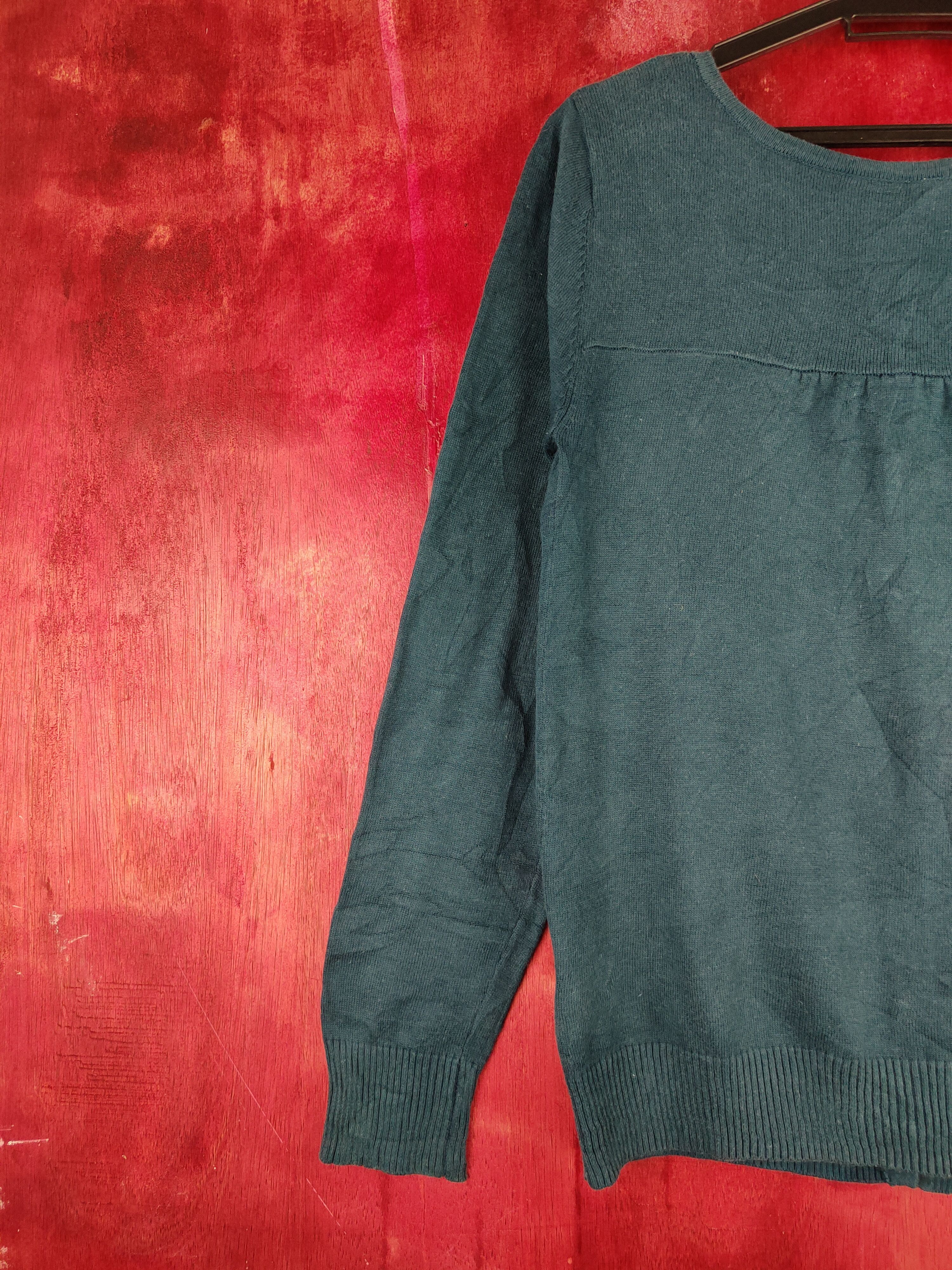Japanese Brand Japanese Brand Dark Teal Knitwear Cardigan #S1102 Size M / US 6-8 / IT 42-44 - 8 Thumbnail