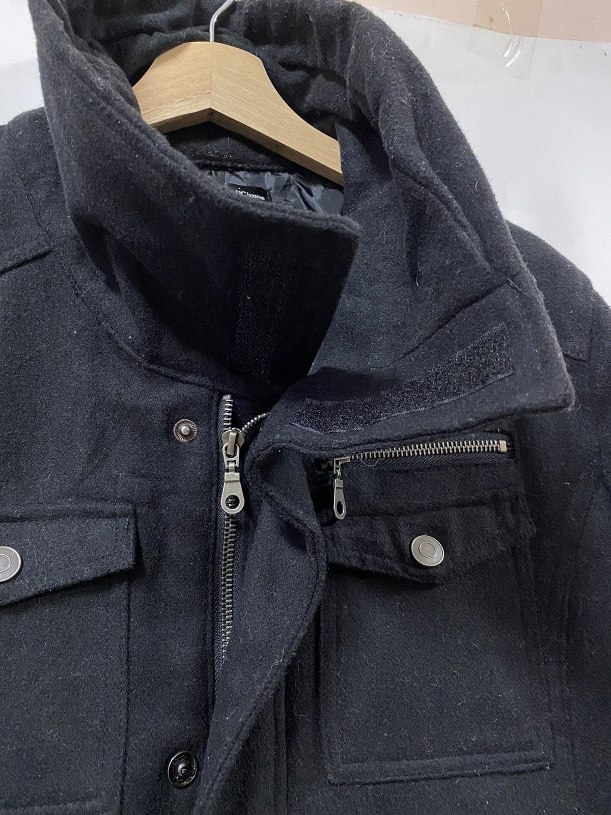 In The Attic × Malcolm McLaren × Vintage In The Attic Homme Cargo Pocket Wool Jacket Size US L / EU 52-54 / 3 - 9 Thumbnail