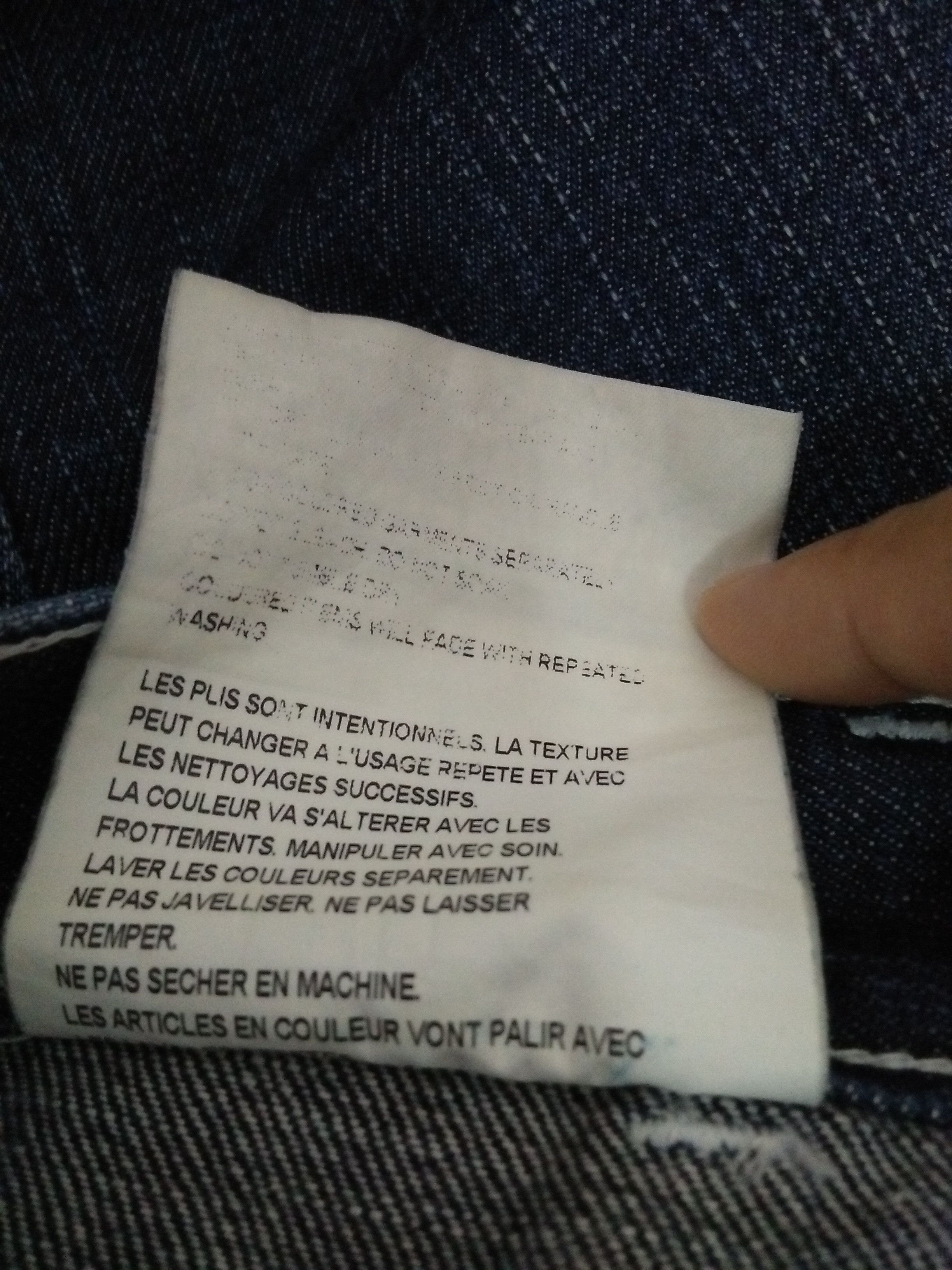 Comme des Garcons EYE JUNYA WATANABE COMME DES GARCONS DICKIES DENIM (B241) Size US 33 - 11 Thumbnail