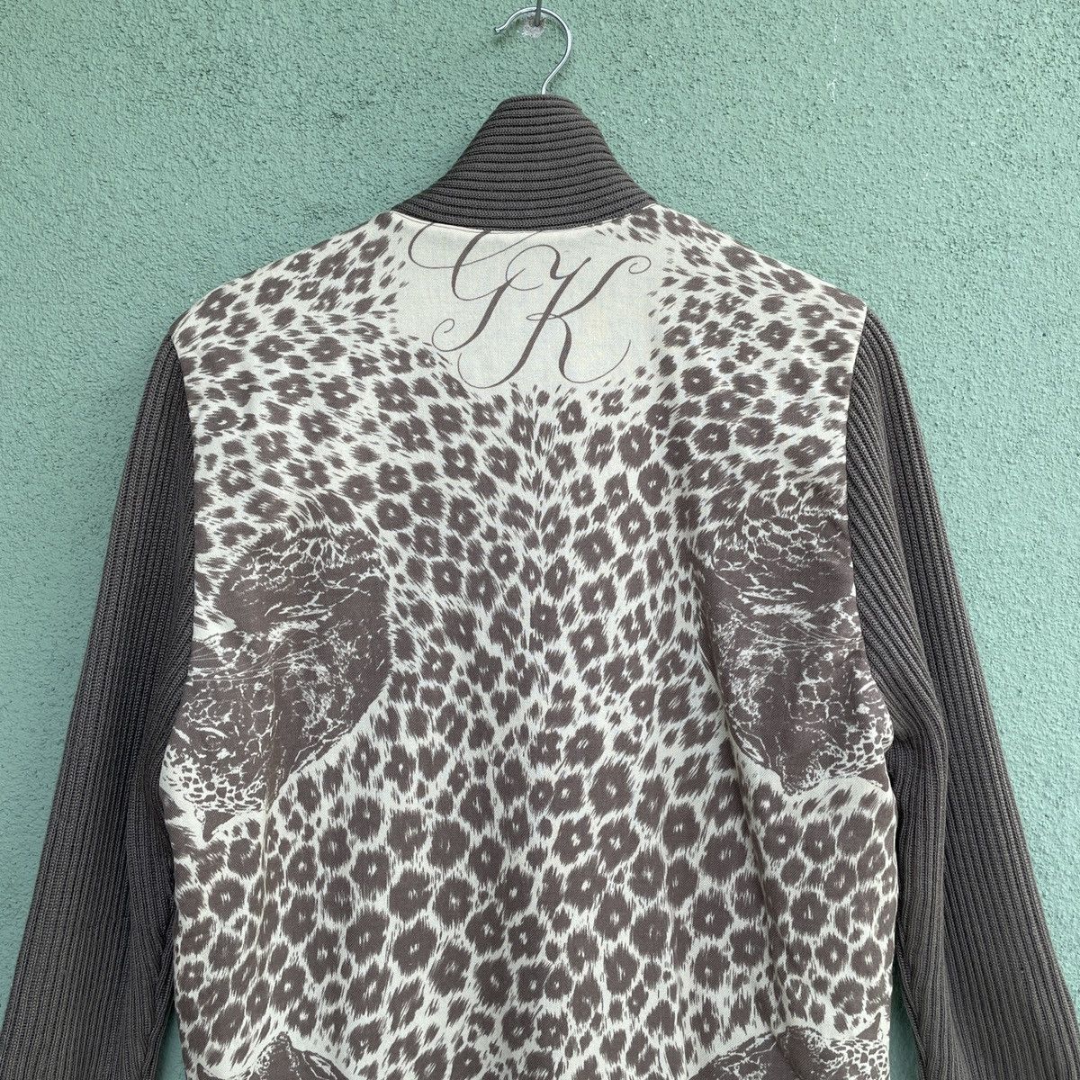 Aran Isles Knitwear Vintage‼️ GK Leopord Cardigan Knitwear Rare Design Size US M / EU 48-50 / 2 - 13 Thumbnail