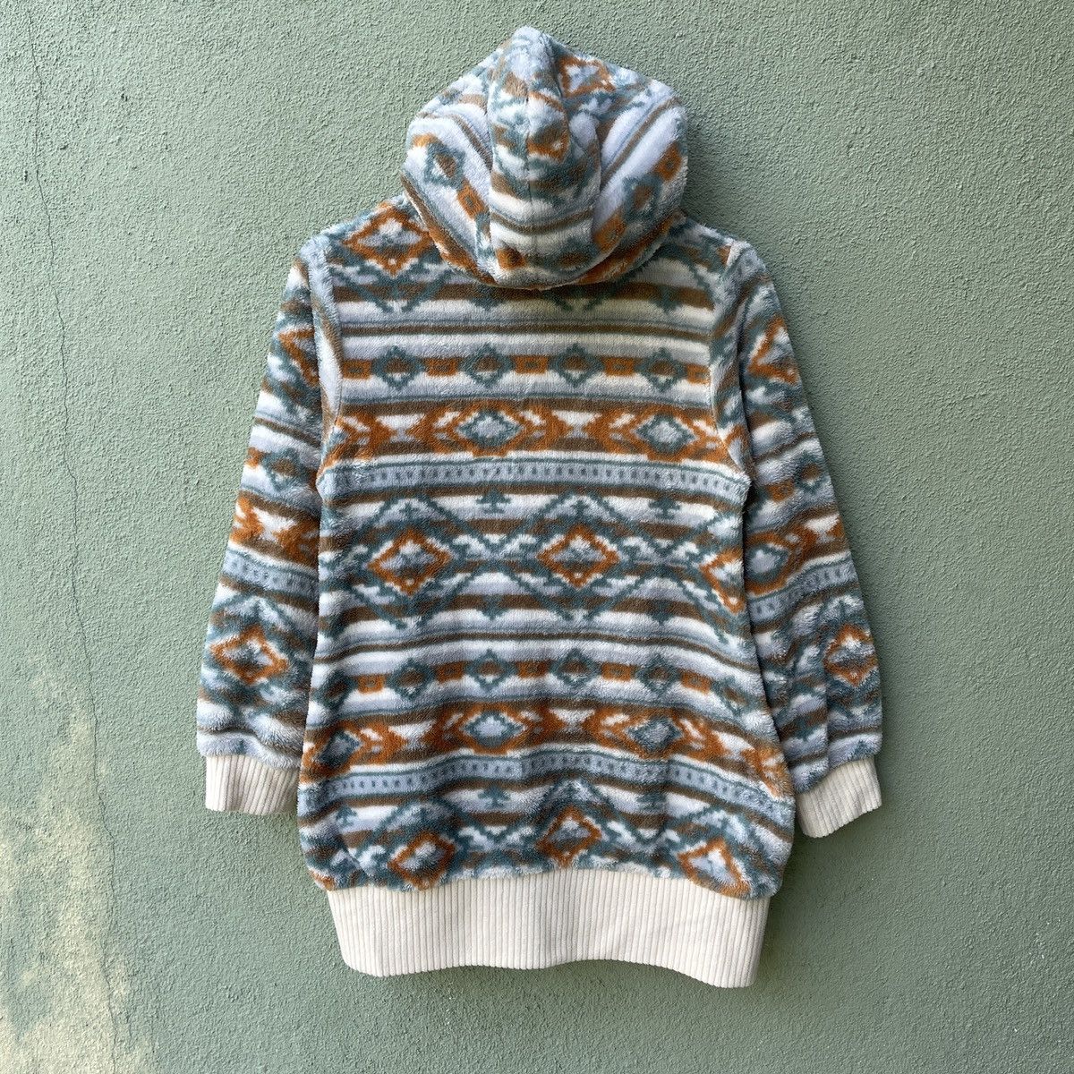 Japanese Brand Vintage BASIC TONE CLOTHE Navajo Style Zipper Hooded Jacket Size US S / EU 44-46 / 1 - 12 Thumbnail
