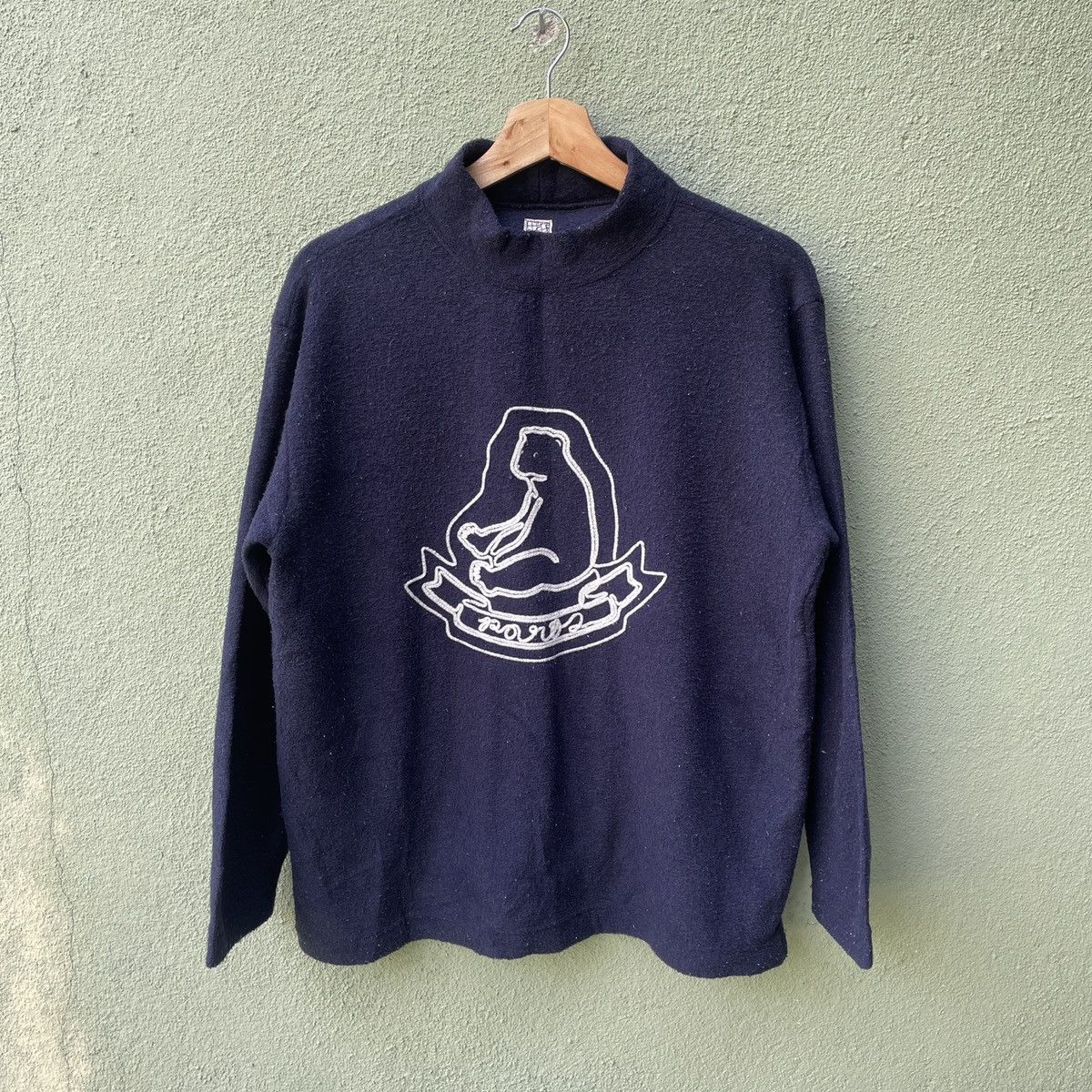 Japanese Brand Vintage JUNKO SHIMADA Bear Logo Made In Japan Sweater Size US L / EU 52-54 / 3 - 1 Thumbnail