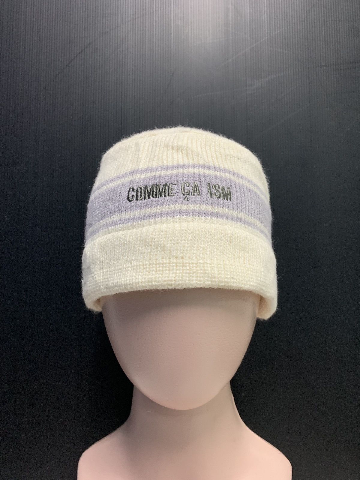 image of 20471120 x Comme Ca Ism Japanese Vintage Comme Ca Ism Striped Bucket Hat in White, Men's