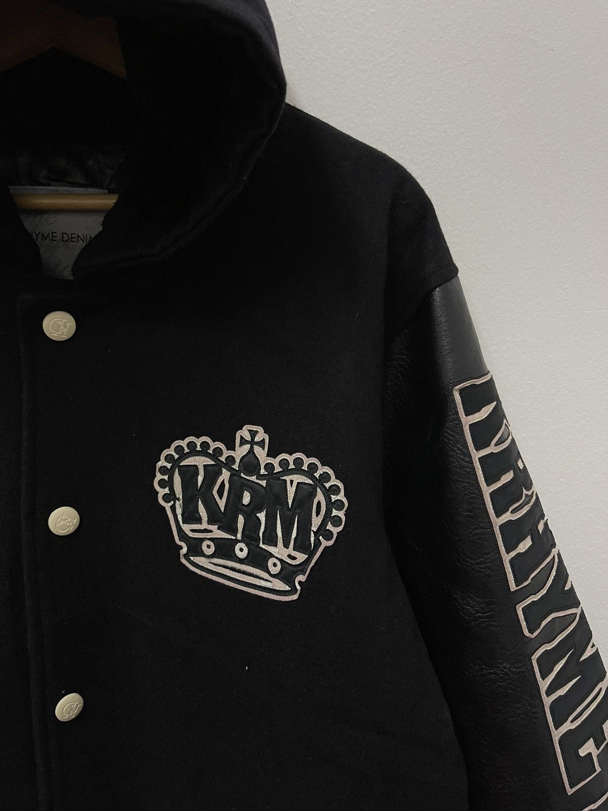 Vintage Vintage Krhyme Denim ThePlayer Choice Gambler varsity Jacket Size US XL / EU 56 / 4 - 9 Thumbnail
