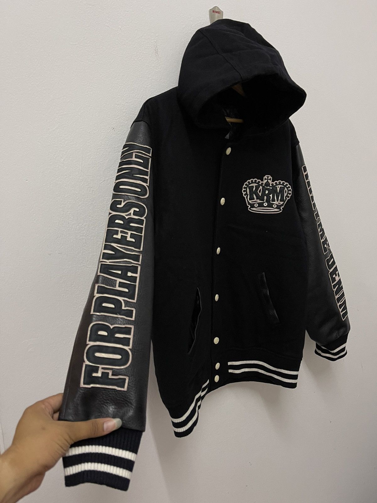 Vintage Vintage Krhyme Denim ThePlayer Choice Gambler varsity Jacket Size US XL / EU 56 / 4 - 7 Thumbnail