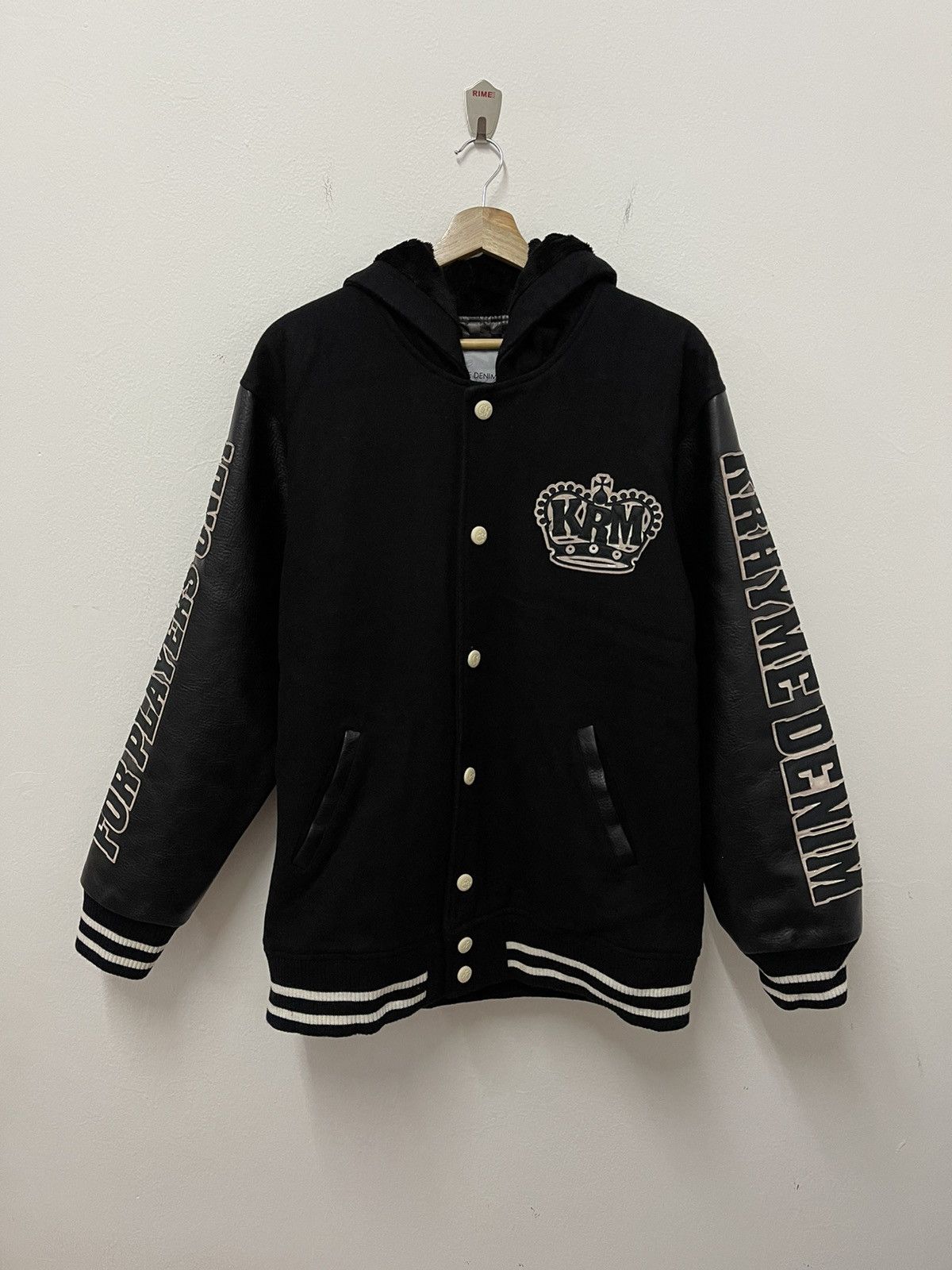 Vintage Vintage Krhyme Denim ThePlayer Choice Gambler varsity Jacket Size US XL / EU 56 / 4 - 6 Thumbnail