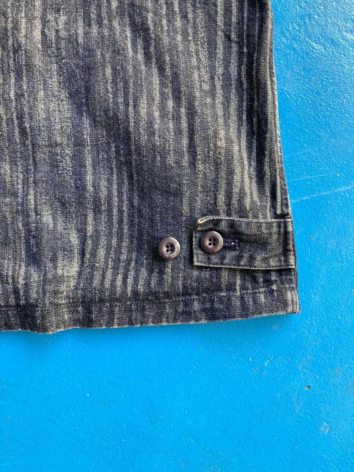Japanese Brand Power to The People Denim Zipper Jacket Size US L / EU 52-54 / 3 - 6 Thumbnail