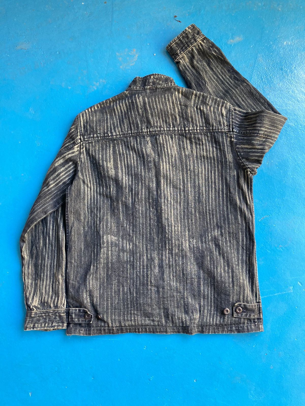 Japanese Brand Power to The People Denim Zipper Jacket Size US L / EU 52-54 / 3 - 5 Thumbnail
