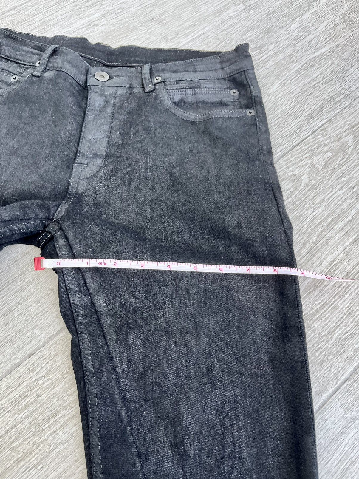 Rick Owens × Rick Owens Drkshdw NEW 🔥 ARCHIVE BLACK SCRUB DETROIT CUT FAUN ASAP CARTI TRAVIS Size US 28 / EU 44 - 12 Thumbnail