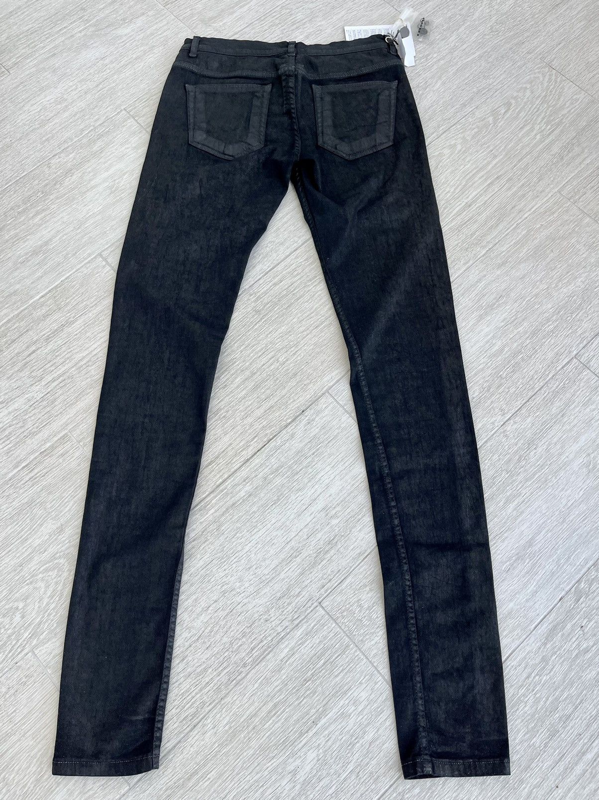 Rick Owens × Rick Owens Drkshdw NEW 🔥 ARCHIVE BLACK SCRUB DETROIT CUT FAUN ASAP CARTI TRAVIS Size US 28 / EU 44 - 3 Thumbnail