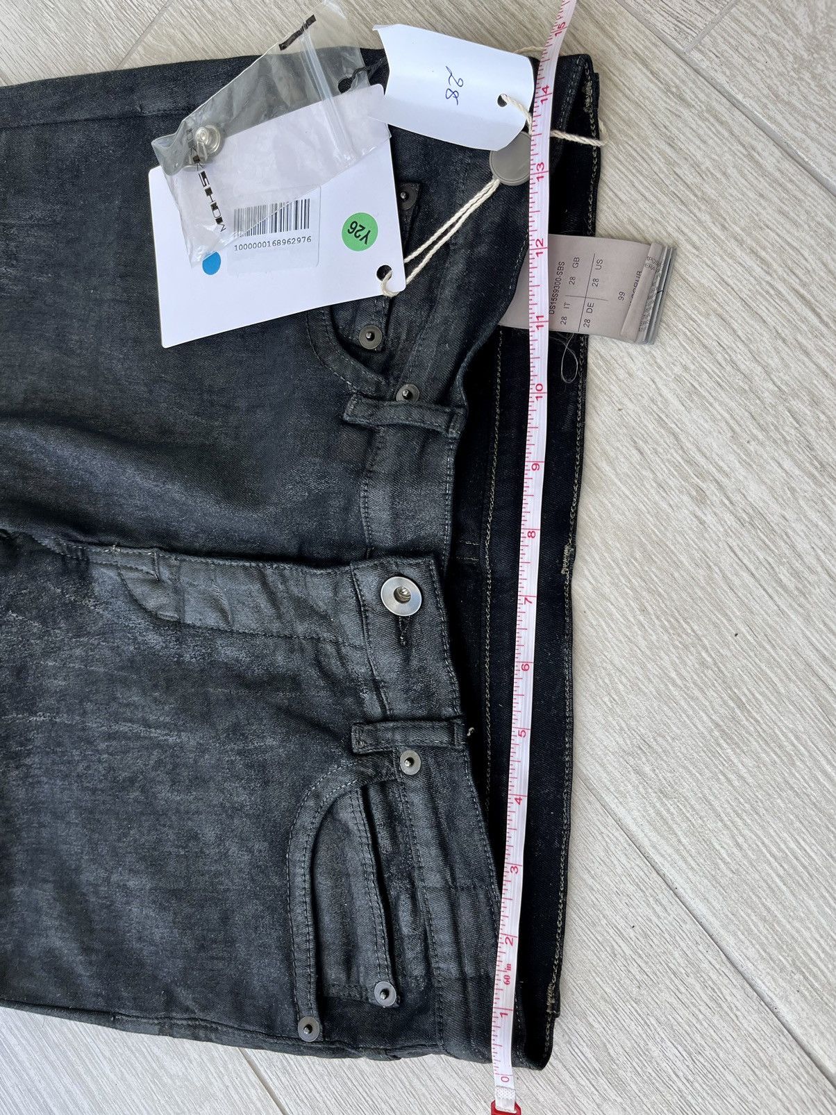 Rick Owens × Rick Owens Drkshdw NEW 🔥 ARCHIVE BLACK SCRUB DETROIT CUT FAUN ASAP CARTI TRAVIS Size US 28 / EU 44 - 8 Thumbnail