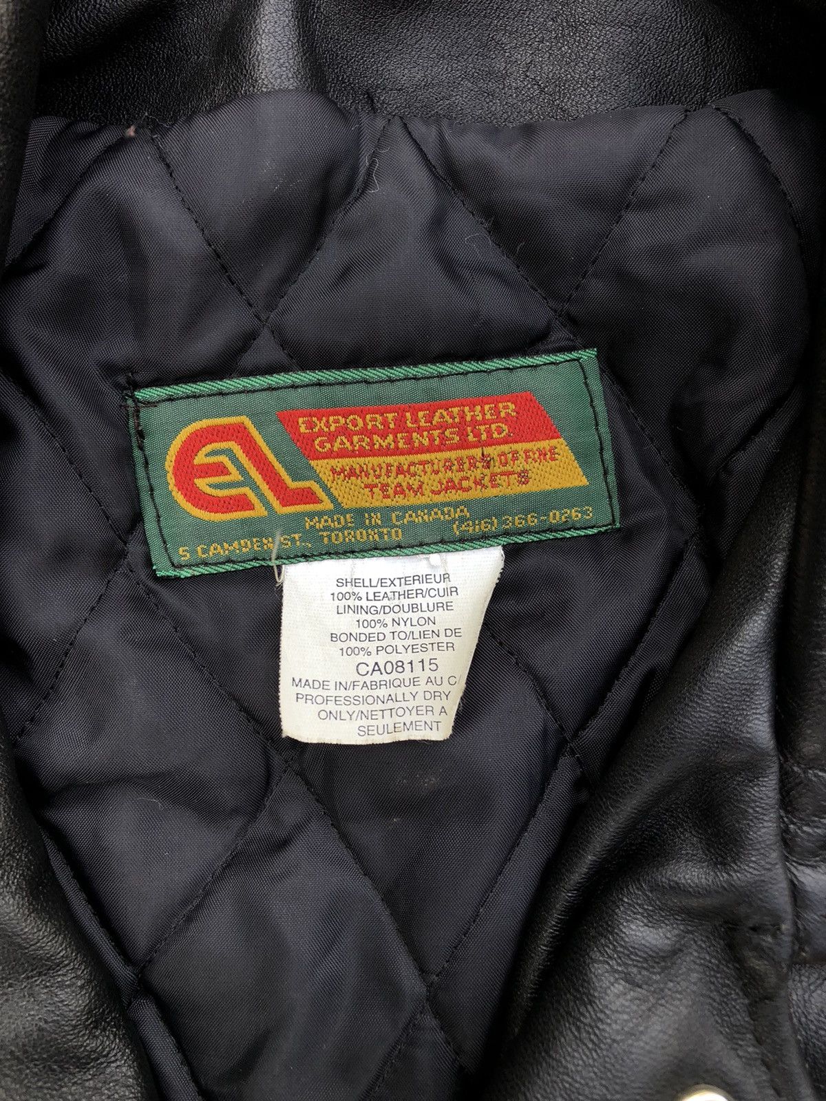 Vintage Vintage 70s letterman patch leather jacket Size US L / EU 52-54 / 3 - 7 Thumbnail