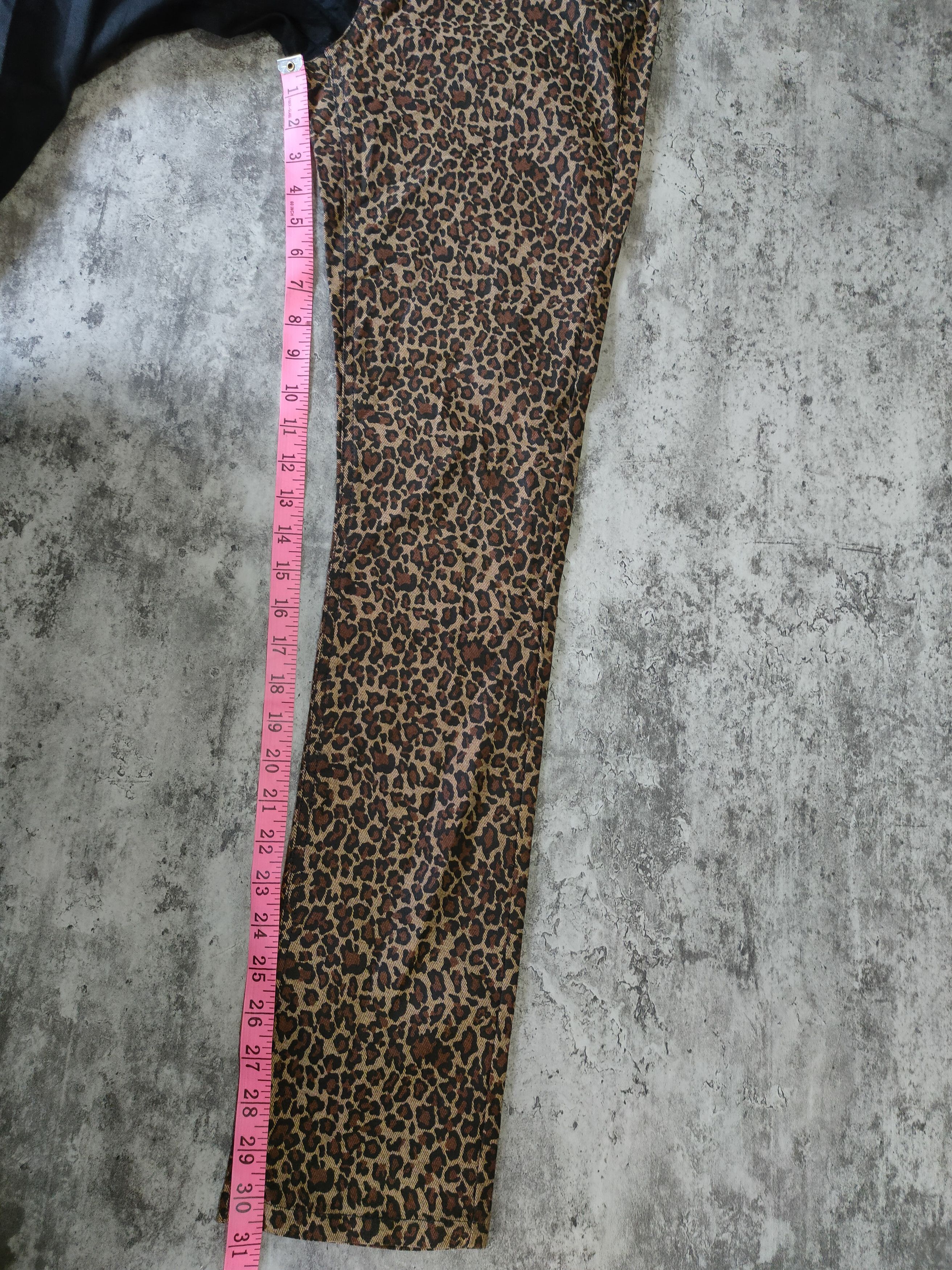 Hysteric Glamour × If Six Was Nine × Japanese Brand Hell Cut Punks Lepoard Pans Size US 29 - 18 Thumbnail