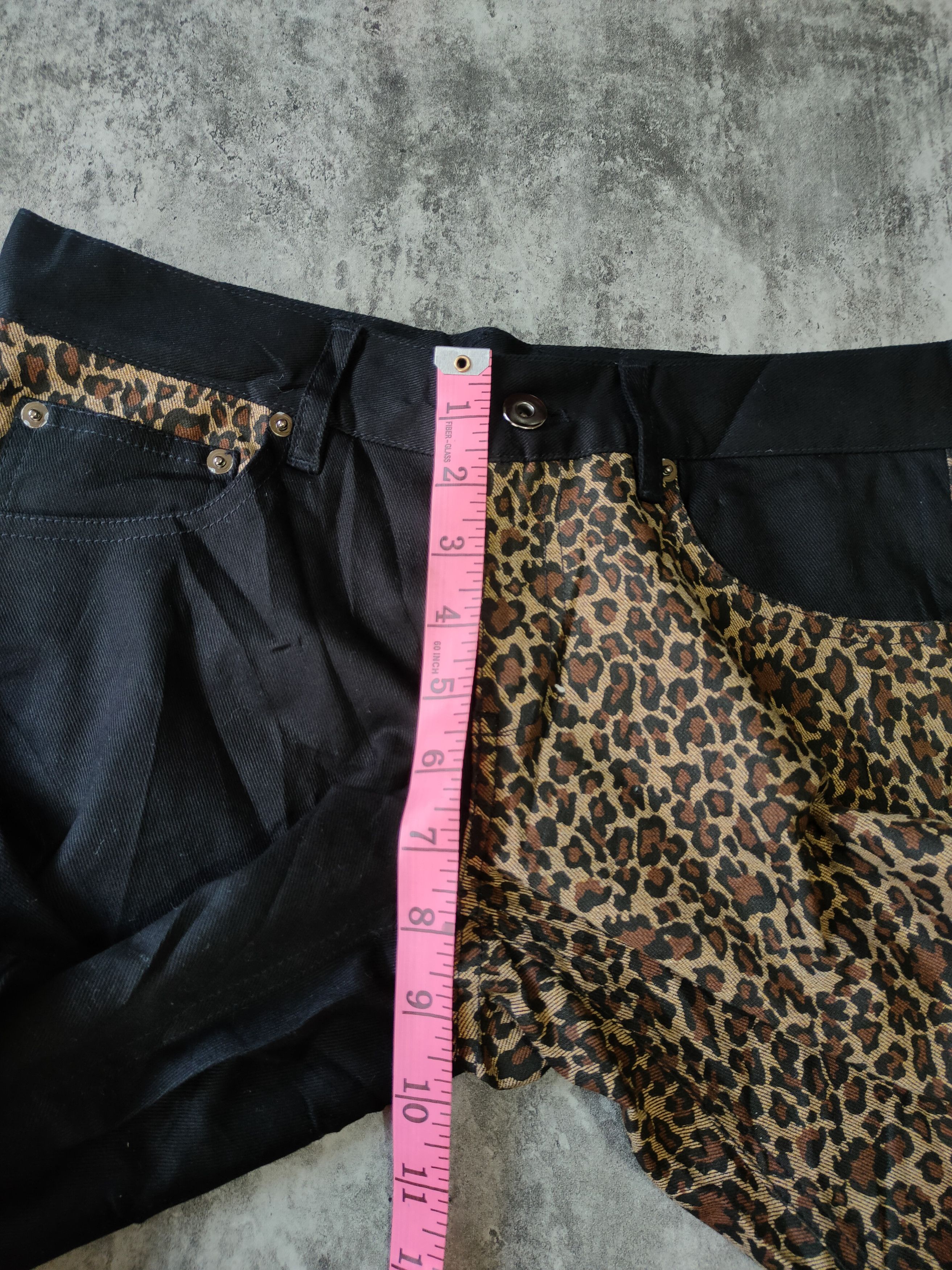 Hysteric Glamour × If Six Was Nine × Japanese Brand Hell Cut Punks Lepoard Pans Size US 29 - 14 Thumbnail
