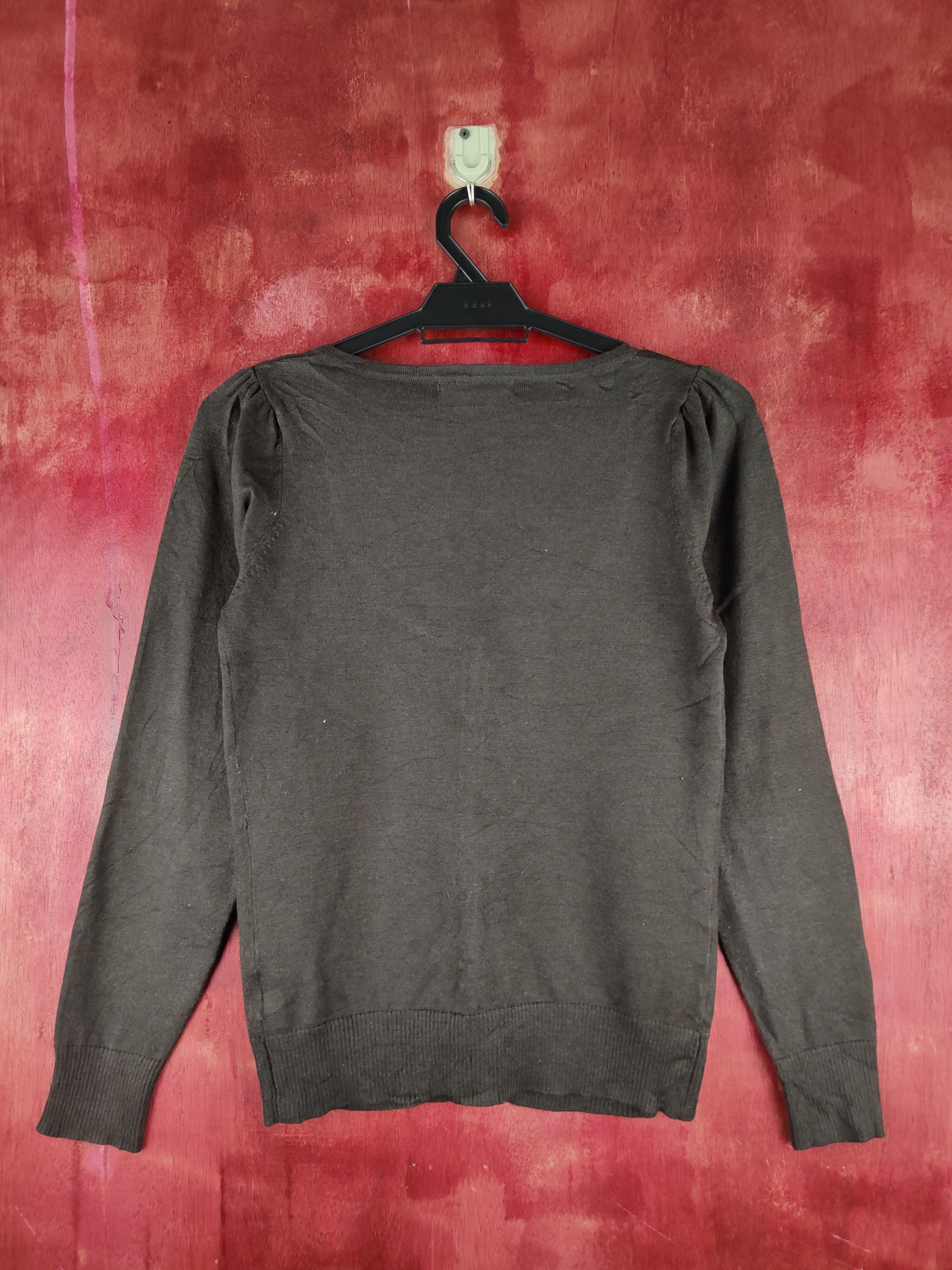 Japanese Brand Ingni Dark Brown Knitwear Cardigan #S1092 Size S / US 4 / IT 40 - 7 Thumbnail