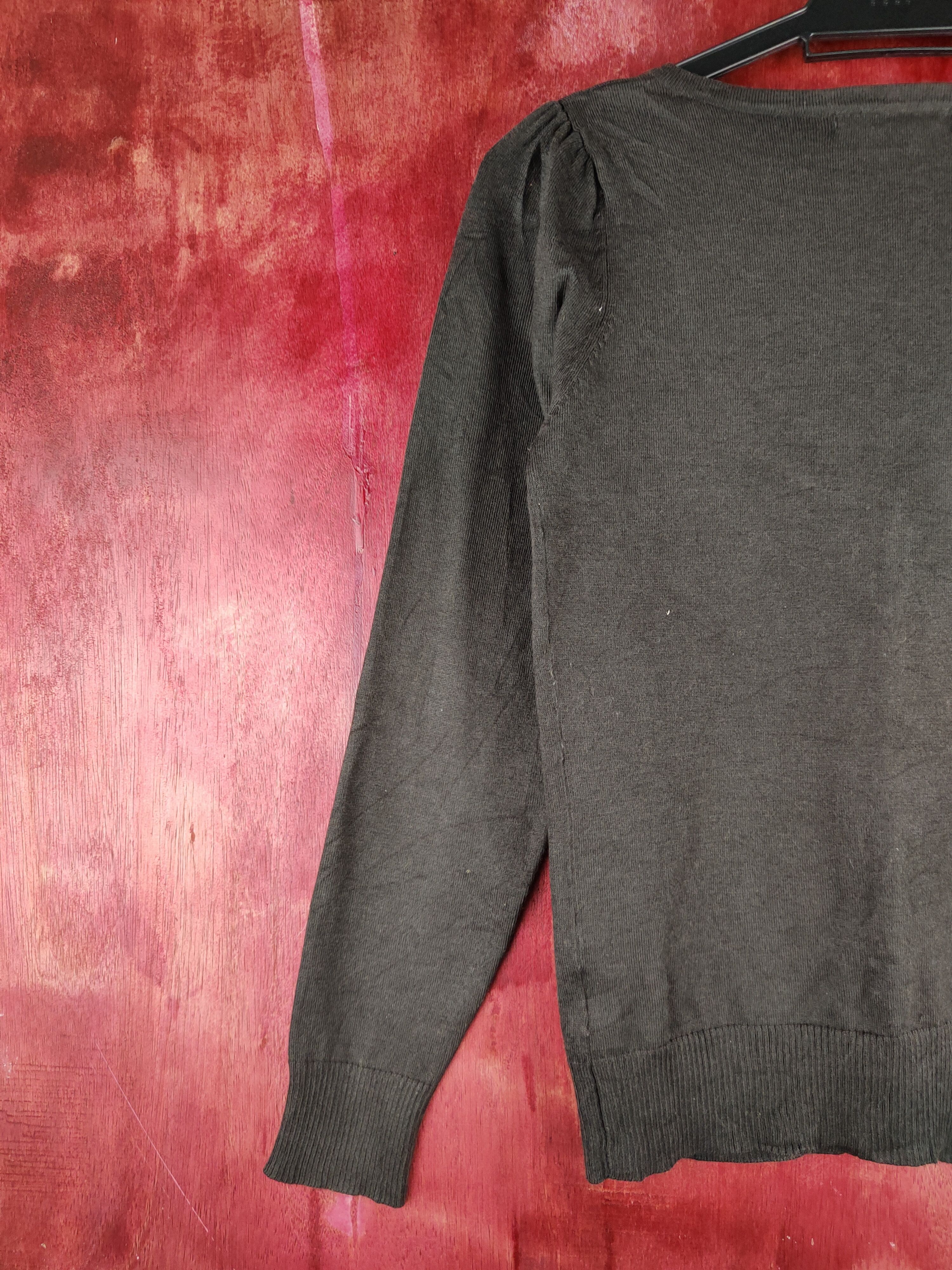 Japanese Brand Ingni Dark Brown Knitwear Cardigan #S1092 Size S / US 4 / IT 40 - 8 Thumbnail