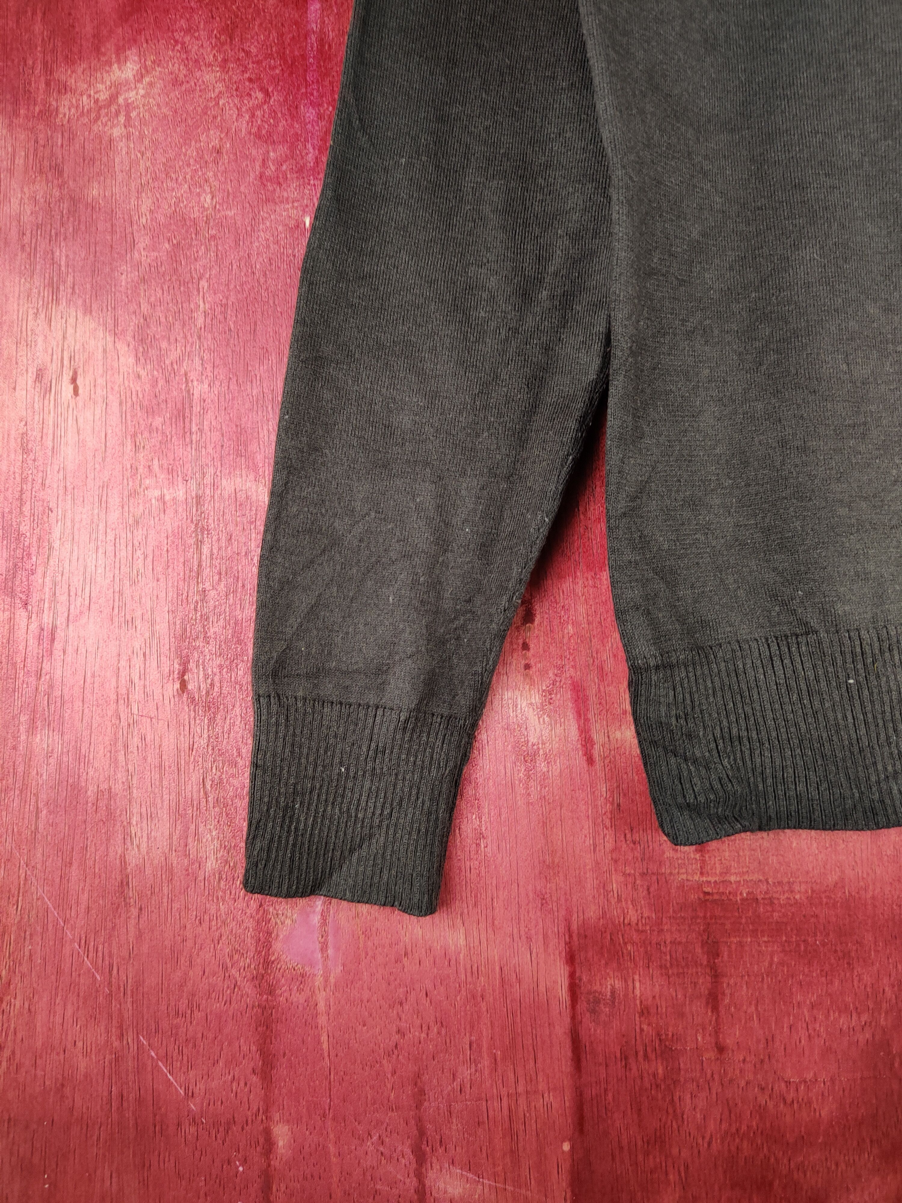 Japanese Brand Ingni Dark Brown Knitwear Cardigan #S1092 Size S / US 4 / IT 40 - 4 Thumbnail