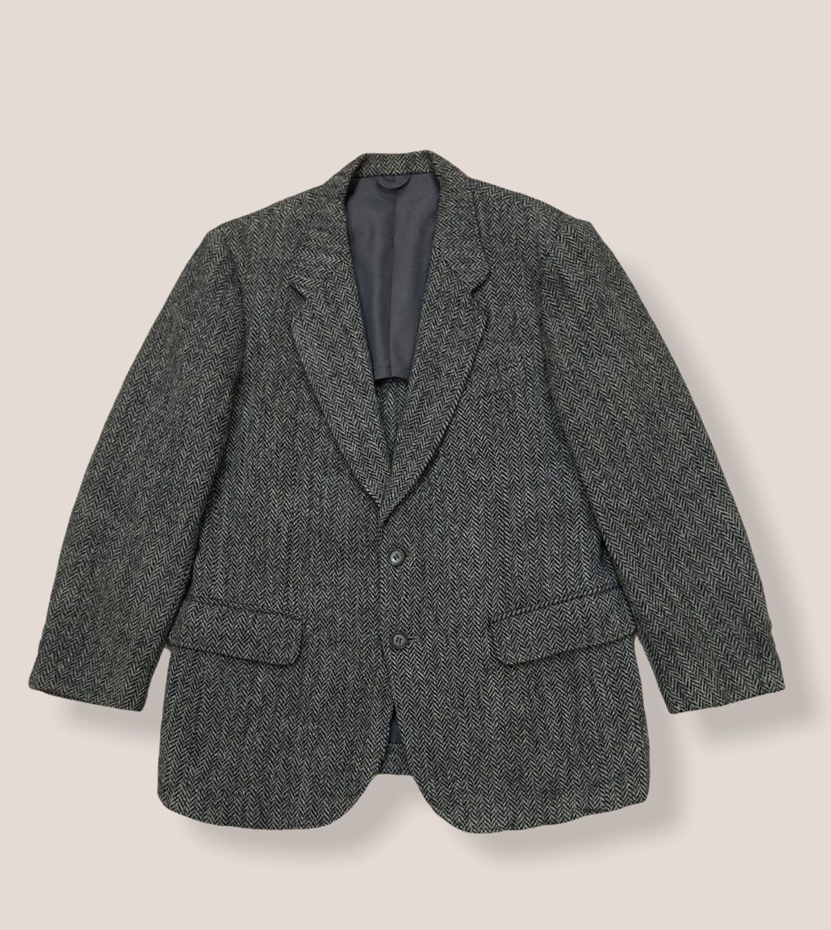 Harris Tweed HARRIS TWEED WOOL BLAZER JACKET Size US M / EU 48-50 / 2 - 2 Thumbnail