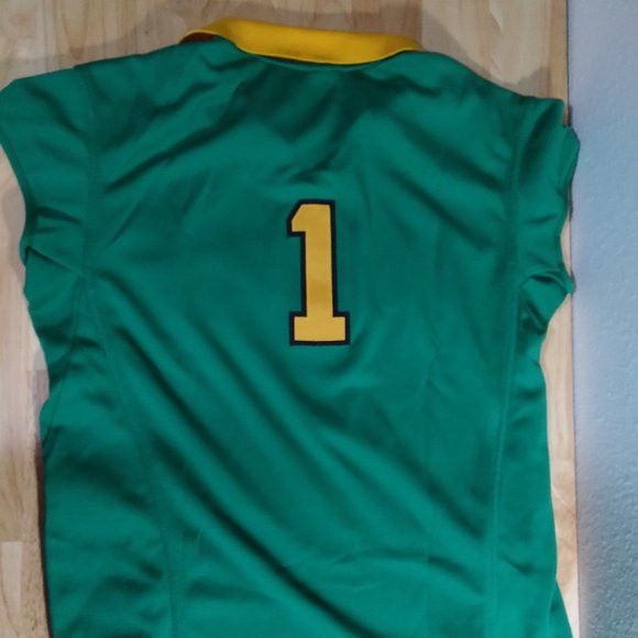 NCAA × Nike × Vintage Vintage Nike Oregon Ducks Volleyball Jersey Team Issued Size US XL / EU 56 / 4 - 4 Thumbnail