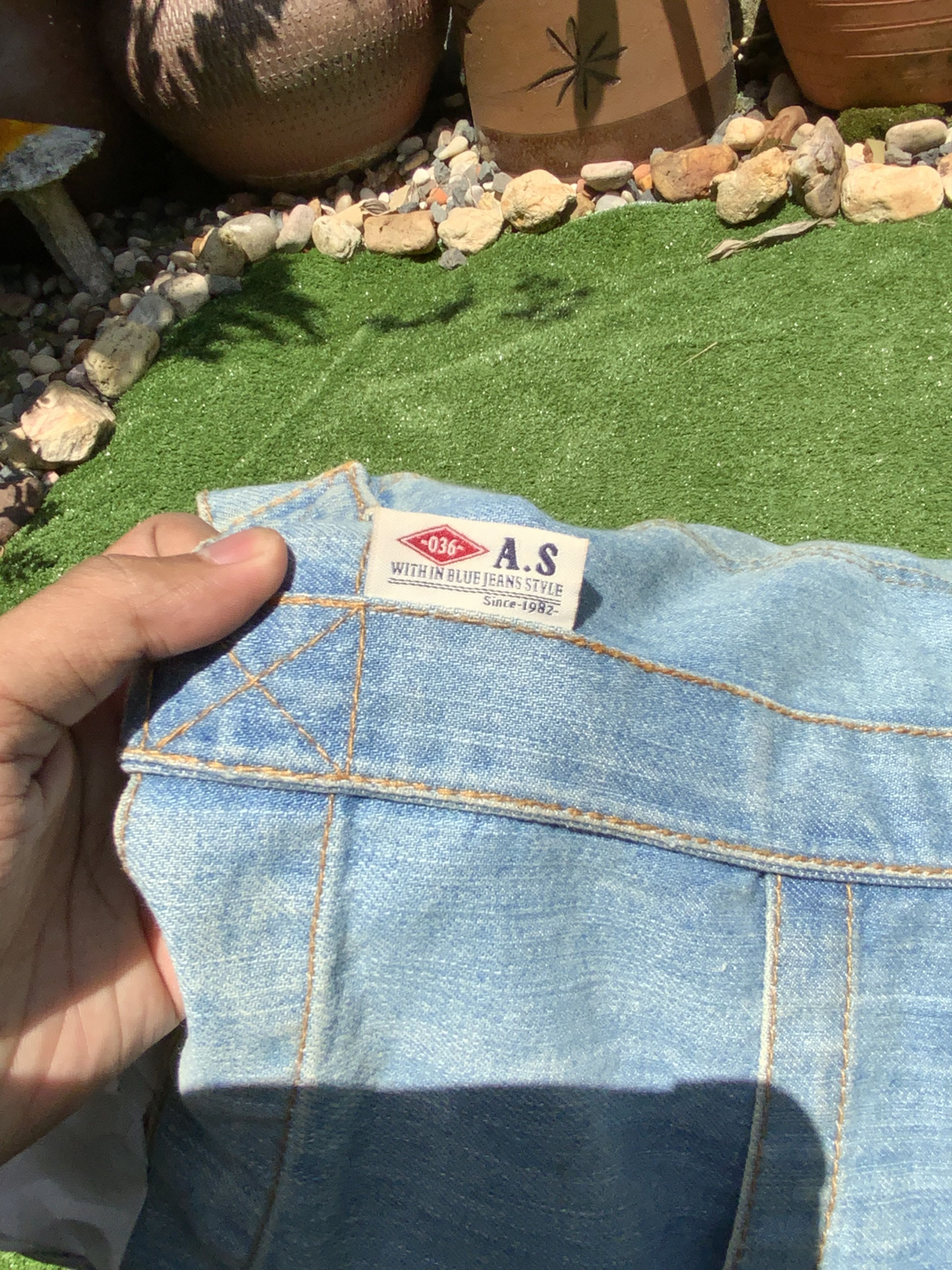 Vintage A.S Designer within Blue Jeans Sling Tote Bag Size ONE SIZE - 7 Thumbnail