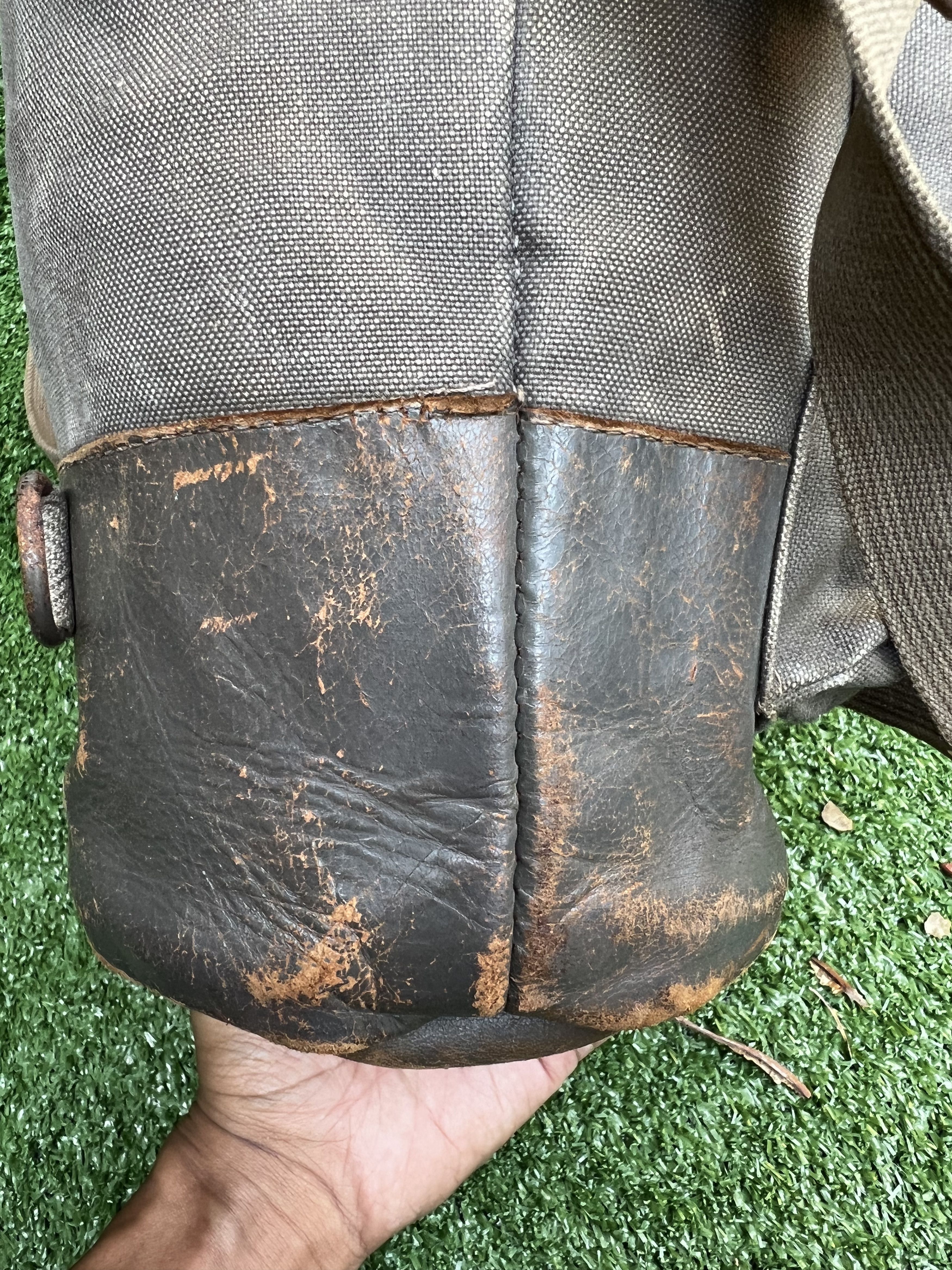 Vintage Vintage Genuine Leather Tactical Utility Kmrii Sling Bag Size ONE SIZE - 12 Thumbnail