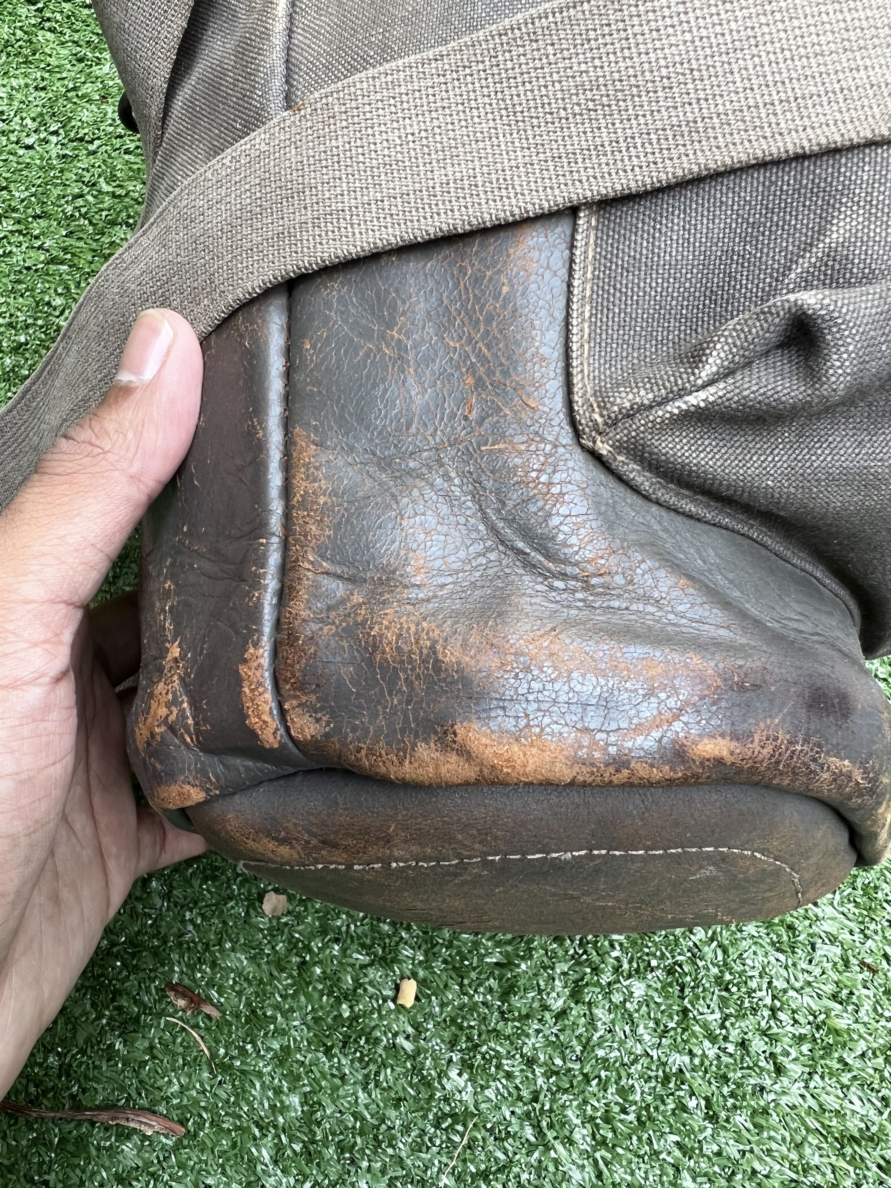 Vintage Vintage Genuine Leather Tactical Utility Kmrii Sling Bag Size ONE SIZE - 15 Thumbnail