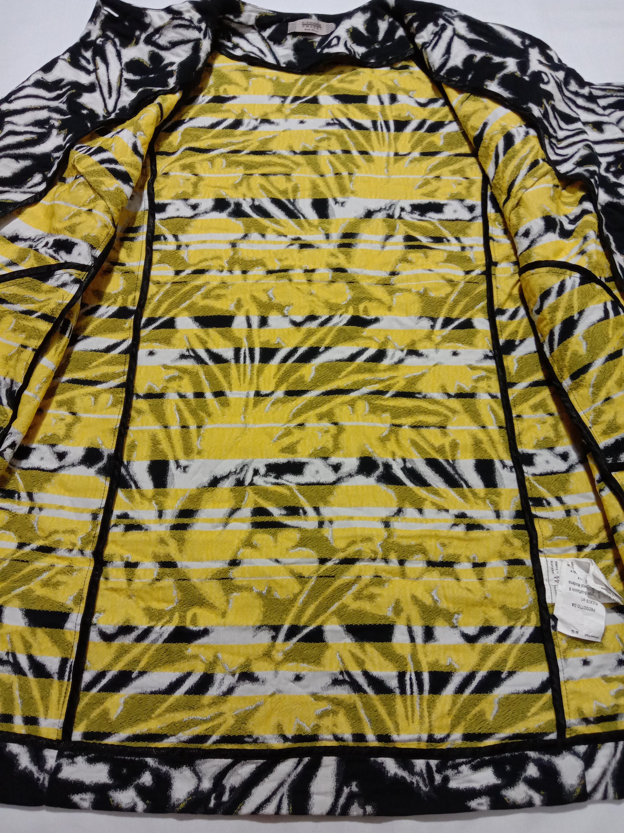 Other ELEONORA AMADEI Fleece Jacket Floral Made In Italy Size M / US 6-8 / IT 42-44 - 2 Thumbnail