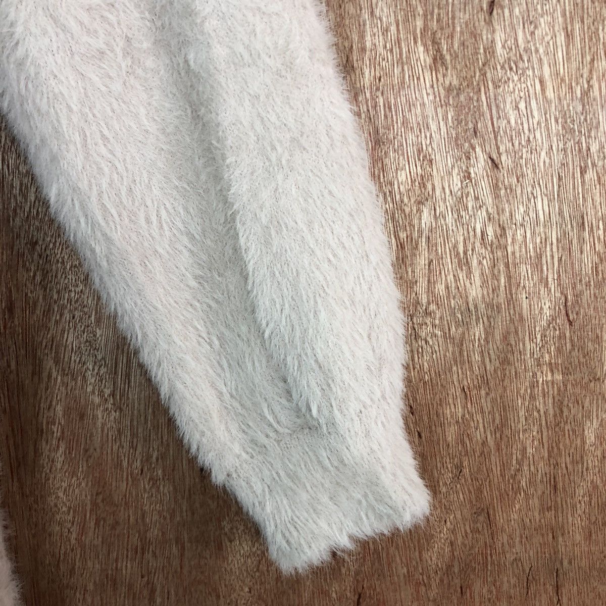 Japanese Brand DLL INGNI LIGHT PINK MOHAIR FUR VINTAGE CARDIGAN #c365 Size US M / EU 48-50 / 2 - 4 Thumbnail