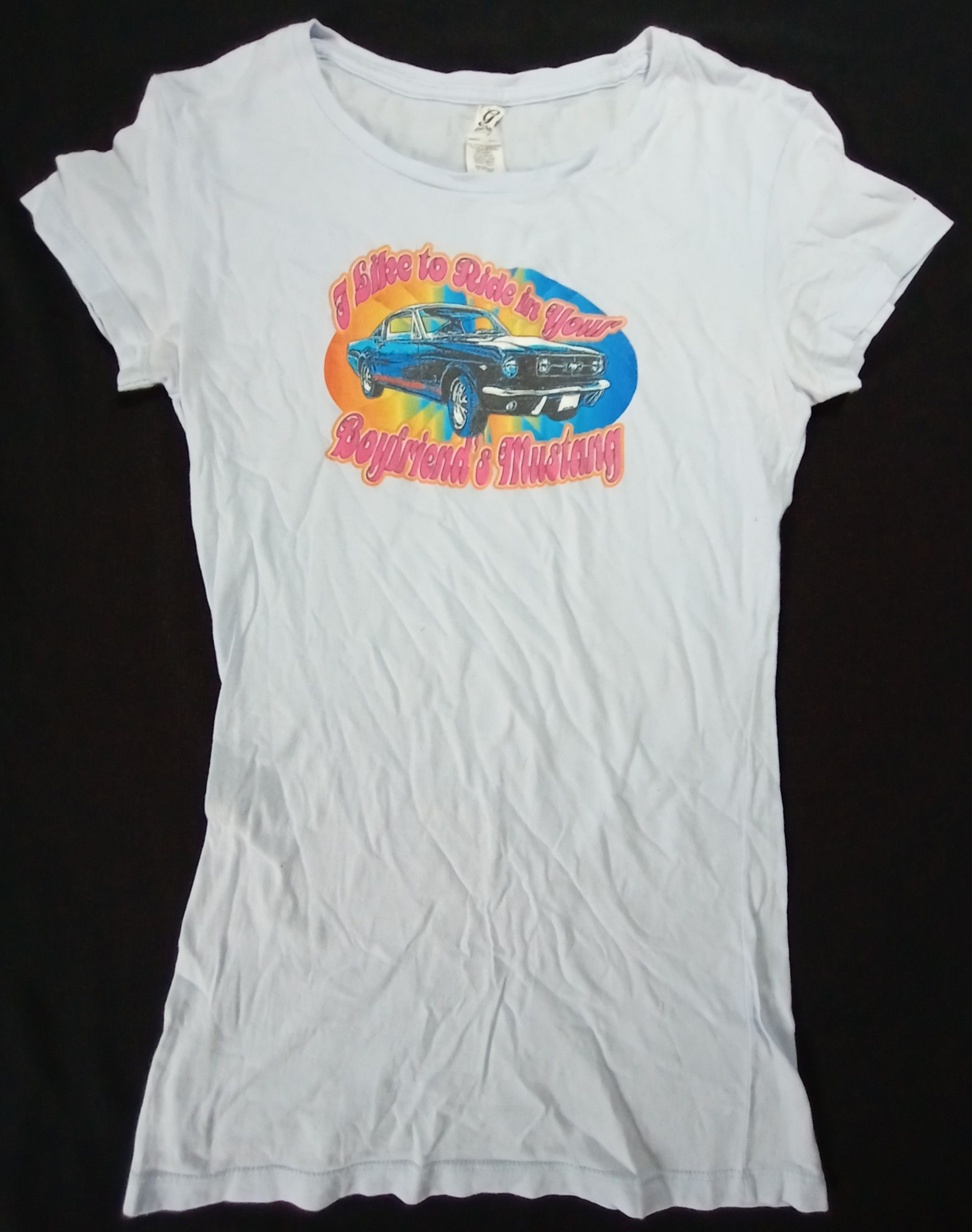 Alstyle Mustang Car Graphic Tee Size XS / US 0-2 / IT 36-38 - 2 Thumbnail