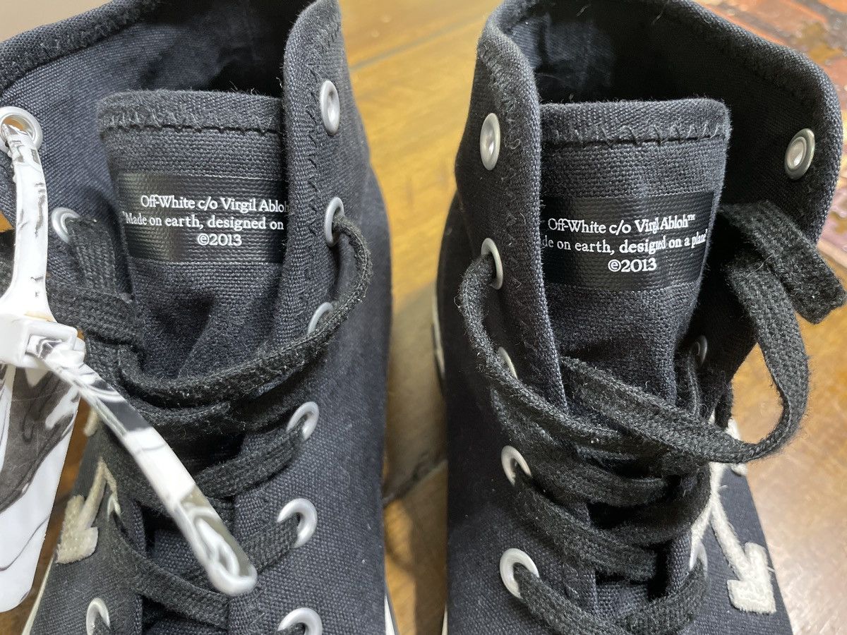 Off-White Off White Vulcanized Canvas Hi Tops Size US 12 / EU 45 - 5 Thumbnail