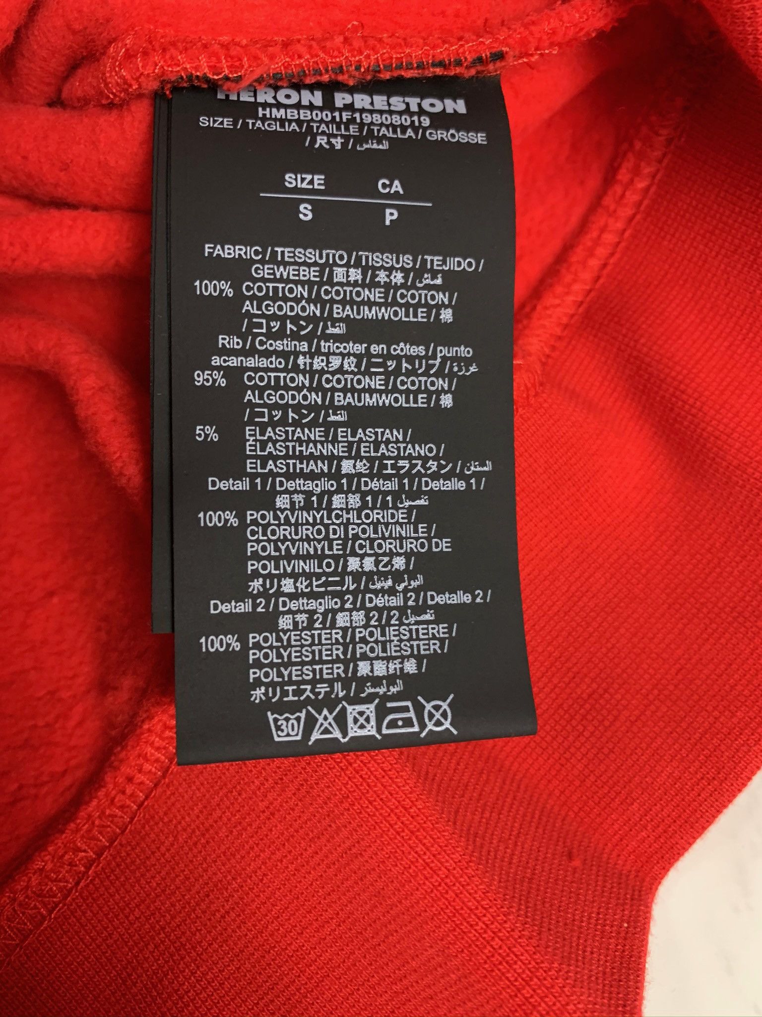Heron Preston 🔥60% OFF🔥 [SALE] Heron Preston Nasa Photo Red Hoodie Size US S / EU 44-46 / 1 - 7 Thumbnail