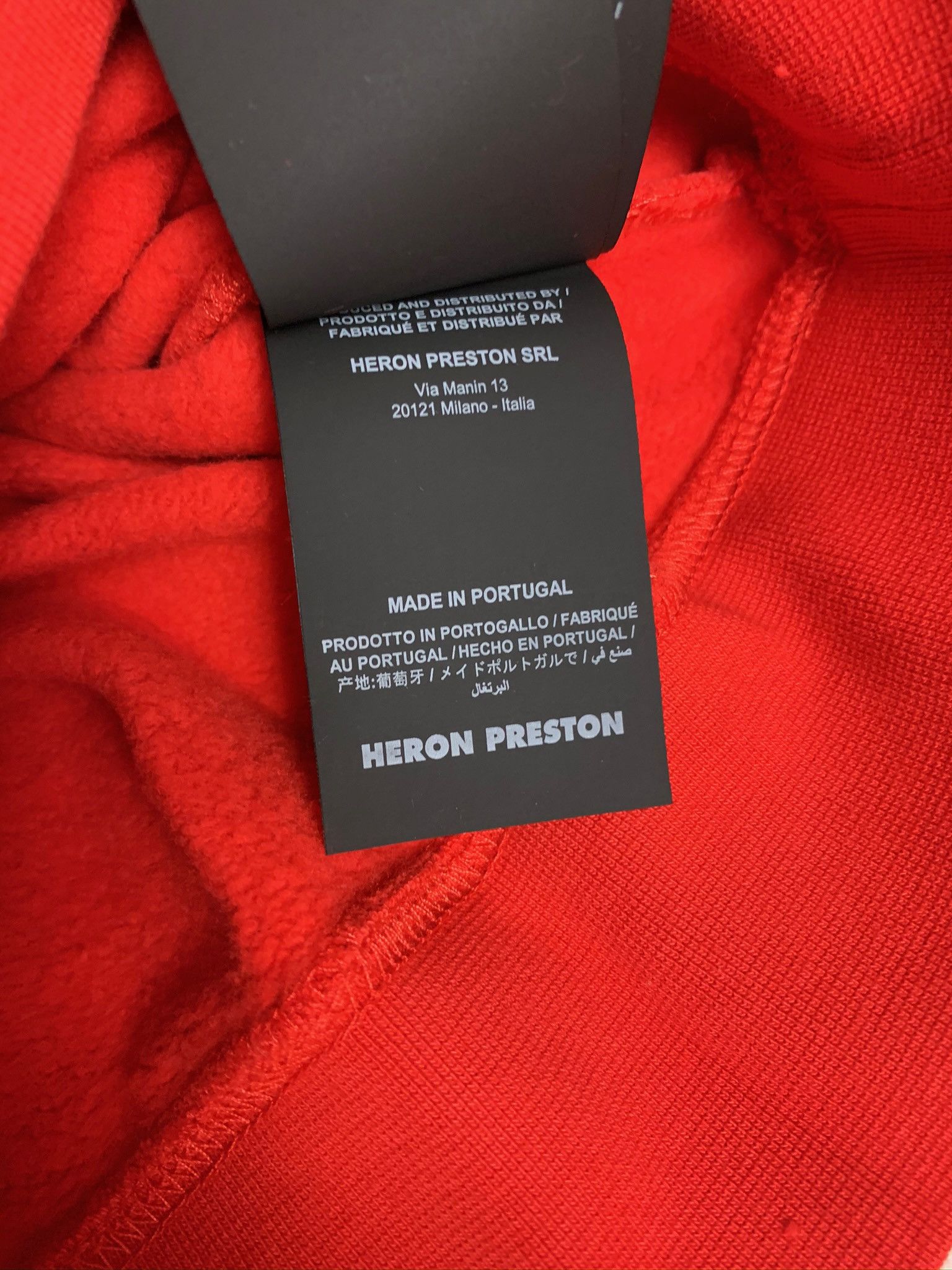Heron Preston 🔥60% OFF🔥 [SALE] Heron Preston Nasa Photo Red Hoodie Size US S / EU 44-46 / 1 - 8 Thumbnail