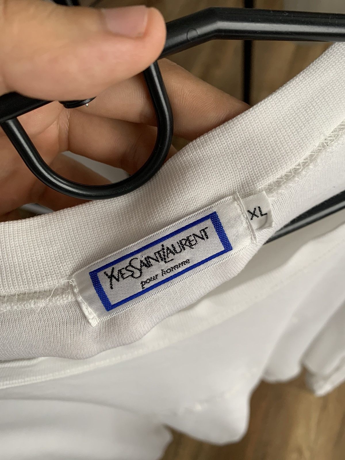 Vintage Yves Saint Laurent YSL Vintage Sweatshirt Crewneck 90s Logo Size US XL / EU 56 / 4 - 8 Thumbnail