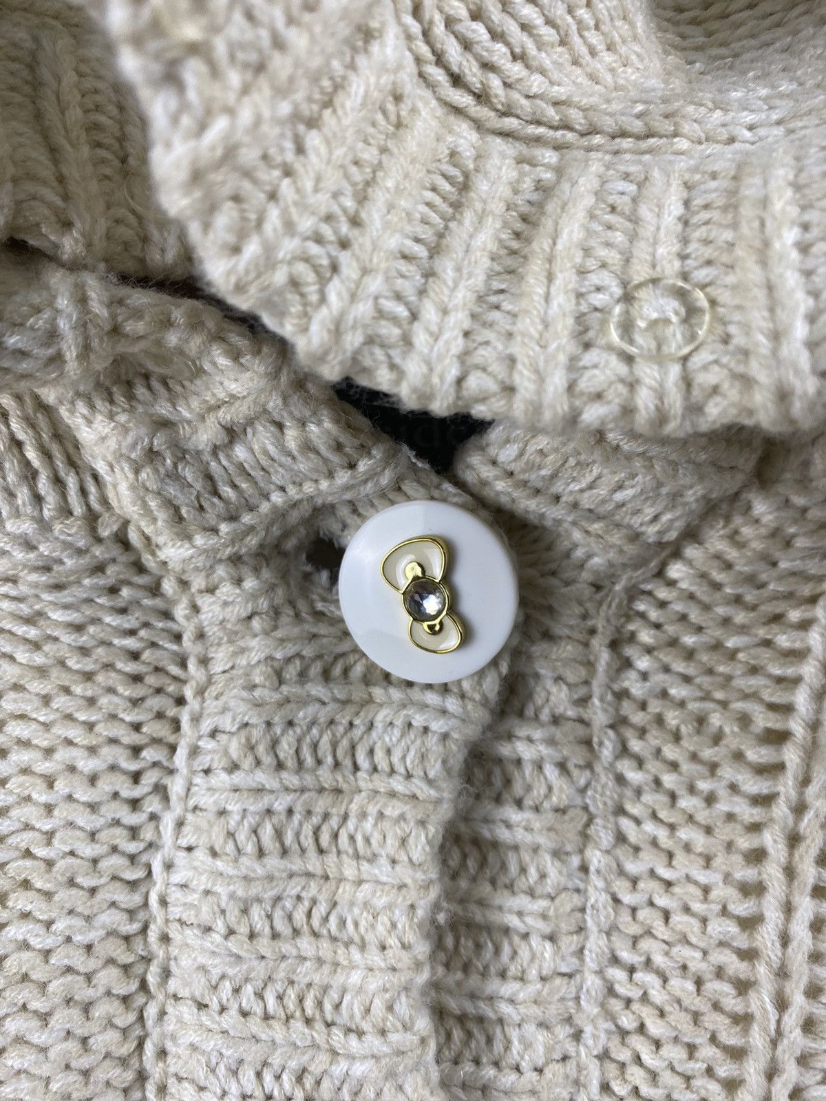 Aran Isles Knitwear × Disney Hello Kitty X Sorridere cardigan cable Knitwear #Z066 Size S / US 4 / IT 40 - 7 Thumbnail