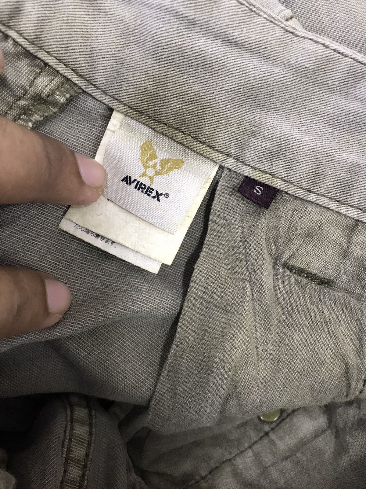 Avirex Avirex Cargo Pants Multipockets Faded Olive Size US 29 - 9 Thumbnail