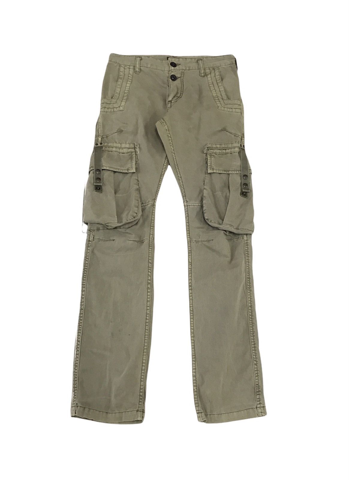 Avirex Avirex Cargo Pants Multipockets Faded Olive Size US 29 - 1 Thumbnail