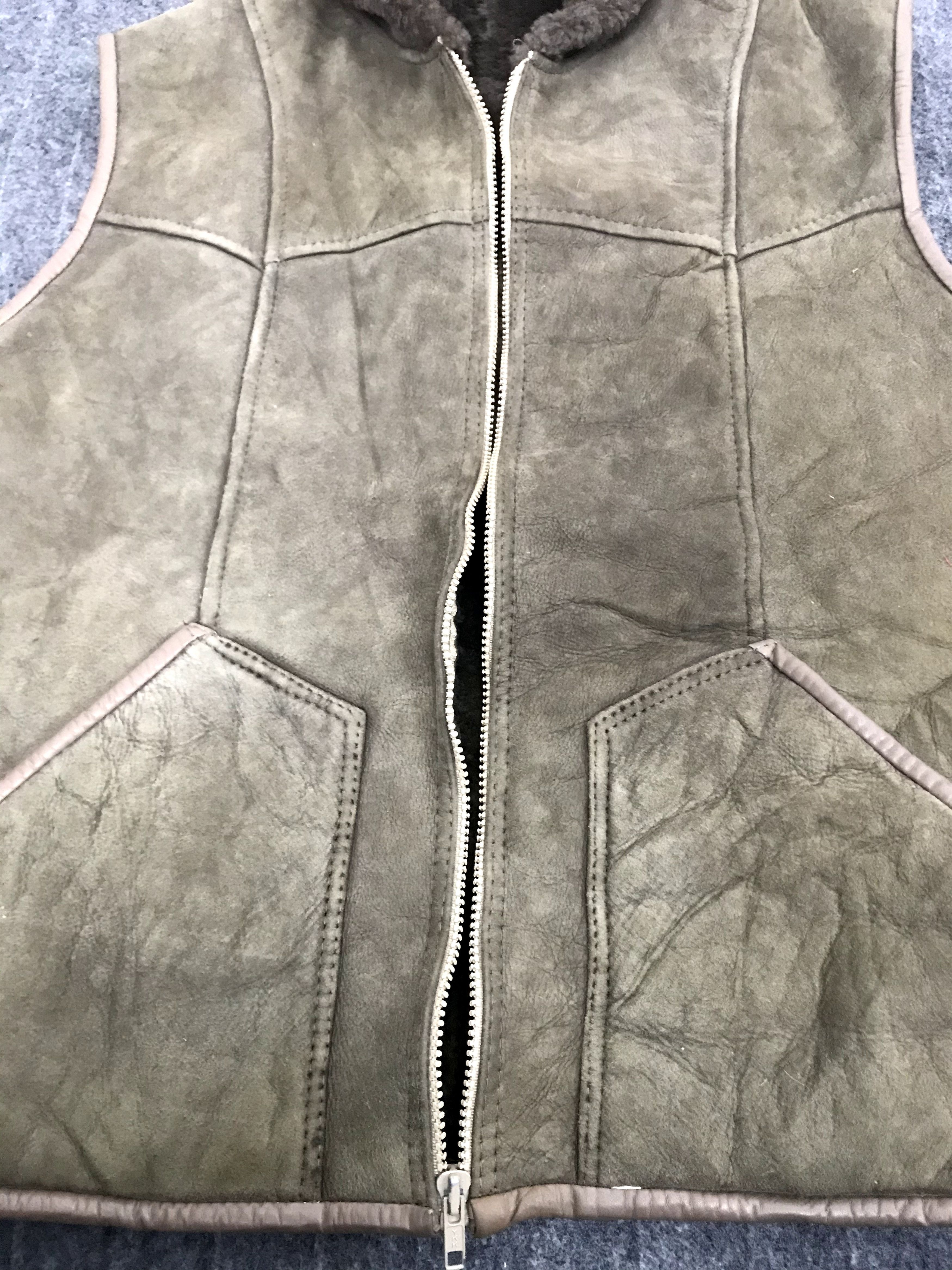 Vintage Sherpa Vest Made in New Zealand Blanket Padded Patchworks Size US M / EU 48-50 / 2 - 3 Thumbnail