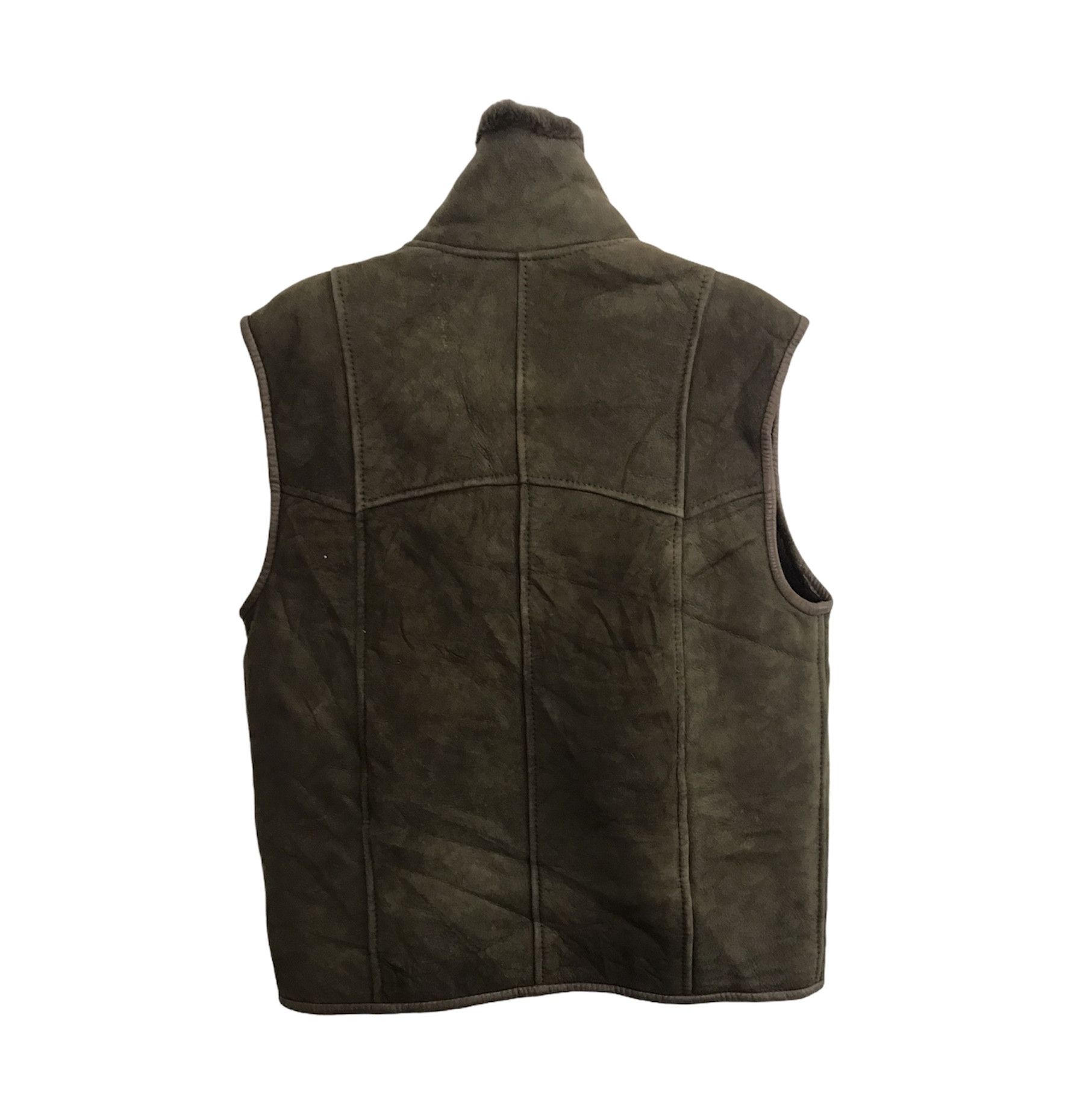 Vintage Sherpa Vest Made in New Zealand Blanket Padded Patchworks Size US M / EU 48-50 / 2 - 7 Thumbnail