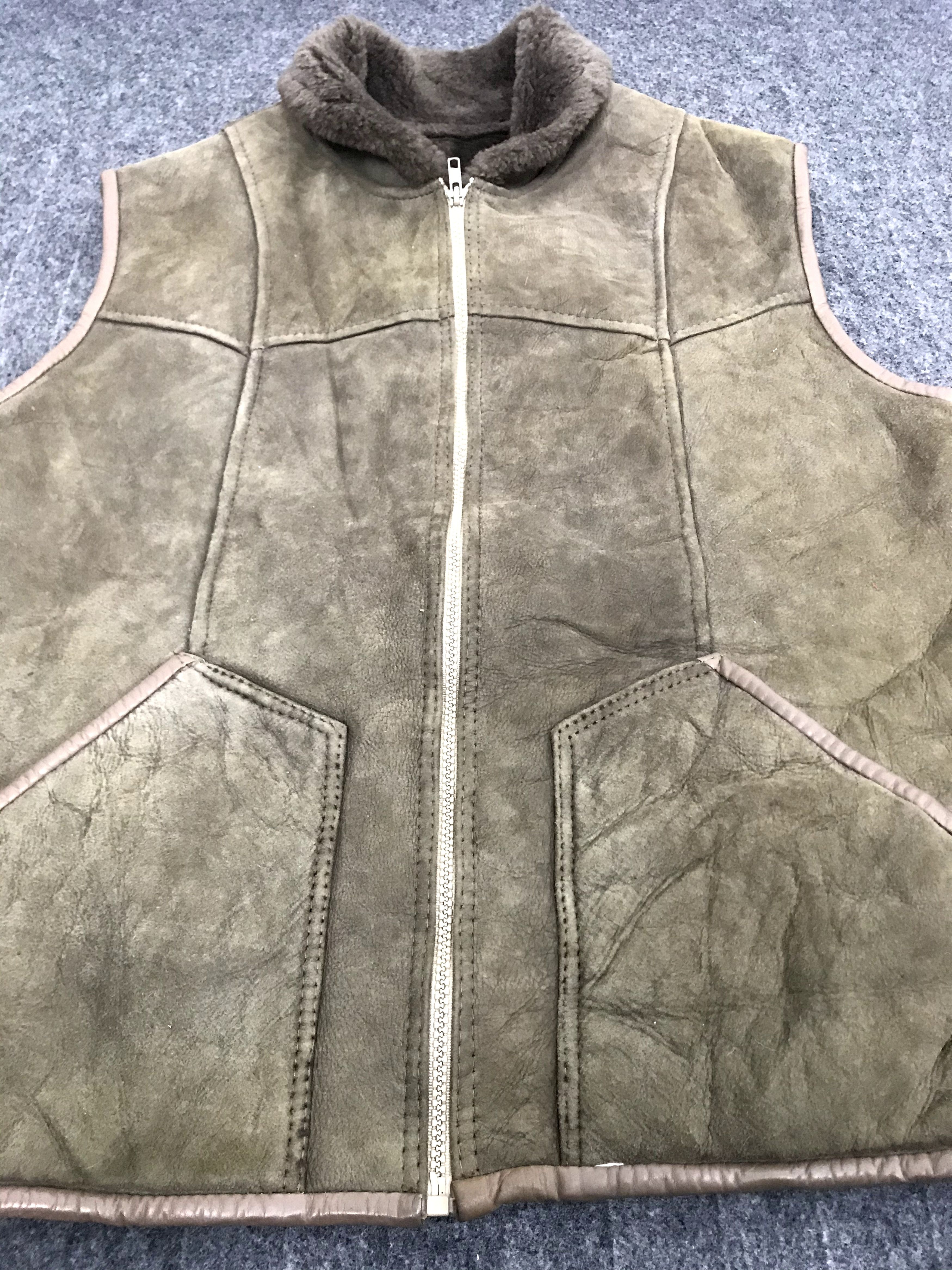 Vintage Sherpa Vest Made in New Zealand Blanket Padded Patchworks Size US M / EU 48-50 / 2 - 2 Thumbnail