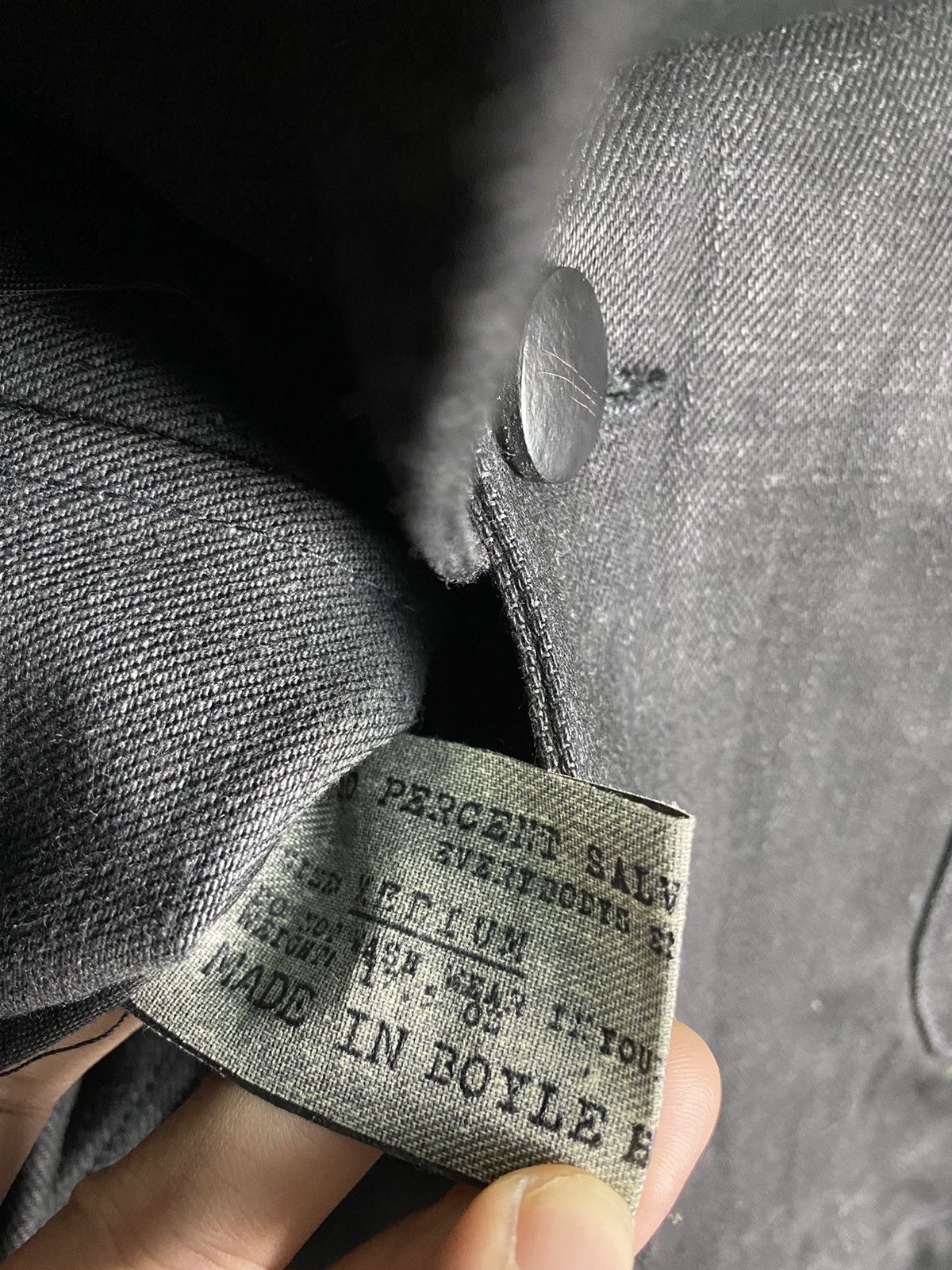 Vintage DLL Selvedge Denim made in Boyle Height handmade #2688 Size US M / EU 48-50 / 2 - 9 Thumbnail