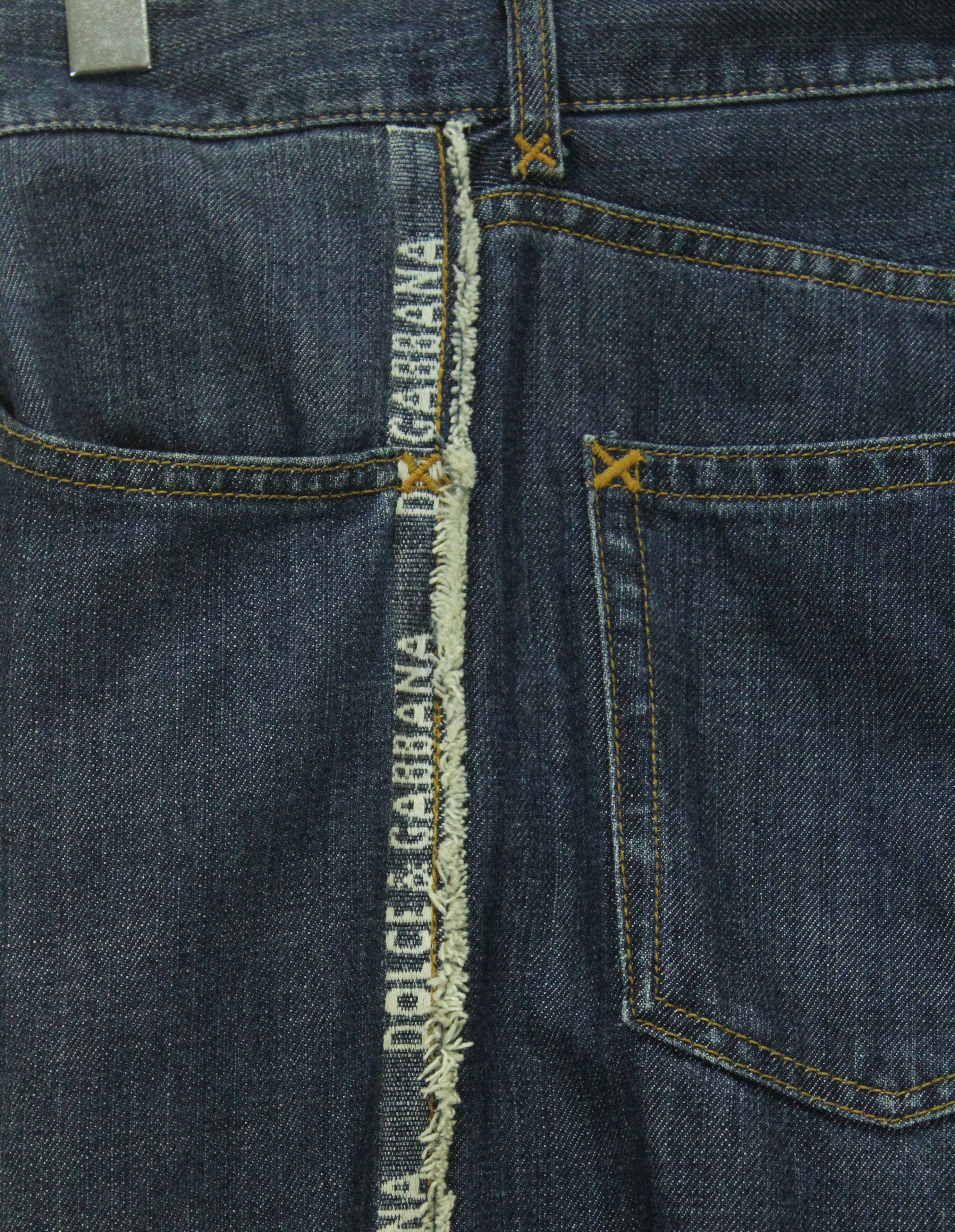 Dolce & Gabbana DOLCE & GABBANA Denim Side Logo Spell Out Jeans Size US 32 / EU 48 - 15 Thumbnail