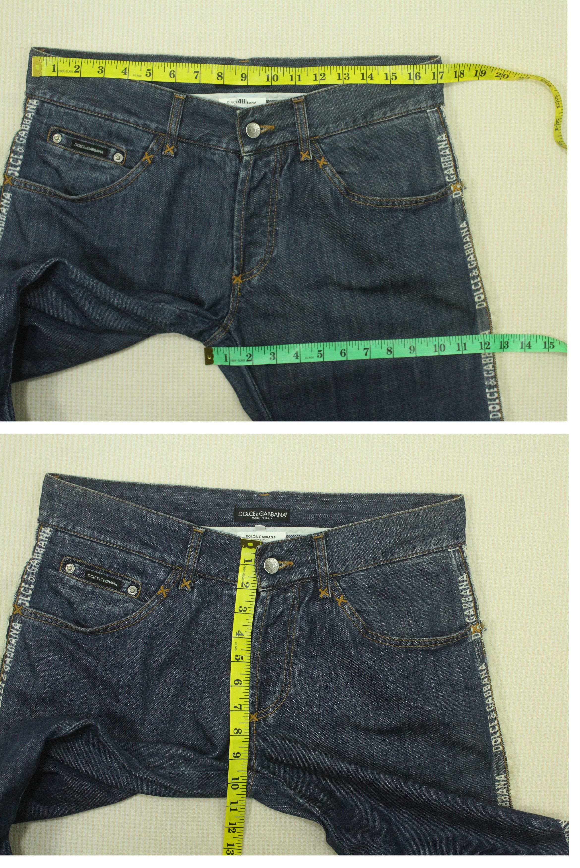 Dolce & Gabbana DOLCE & GABBANA Denim Side Logo Spell Out Jeans Size US 32 / EU 48 - 20 Thumbnail