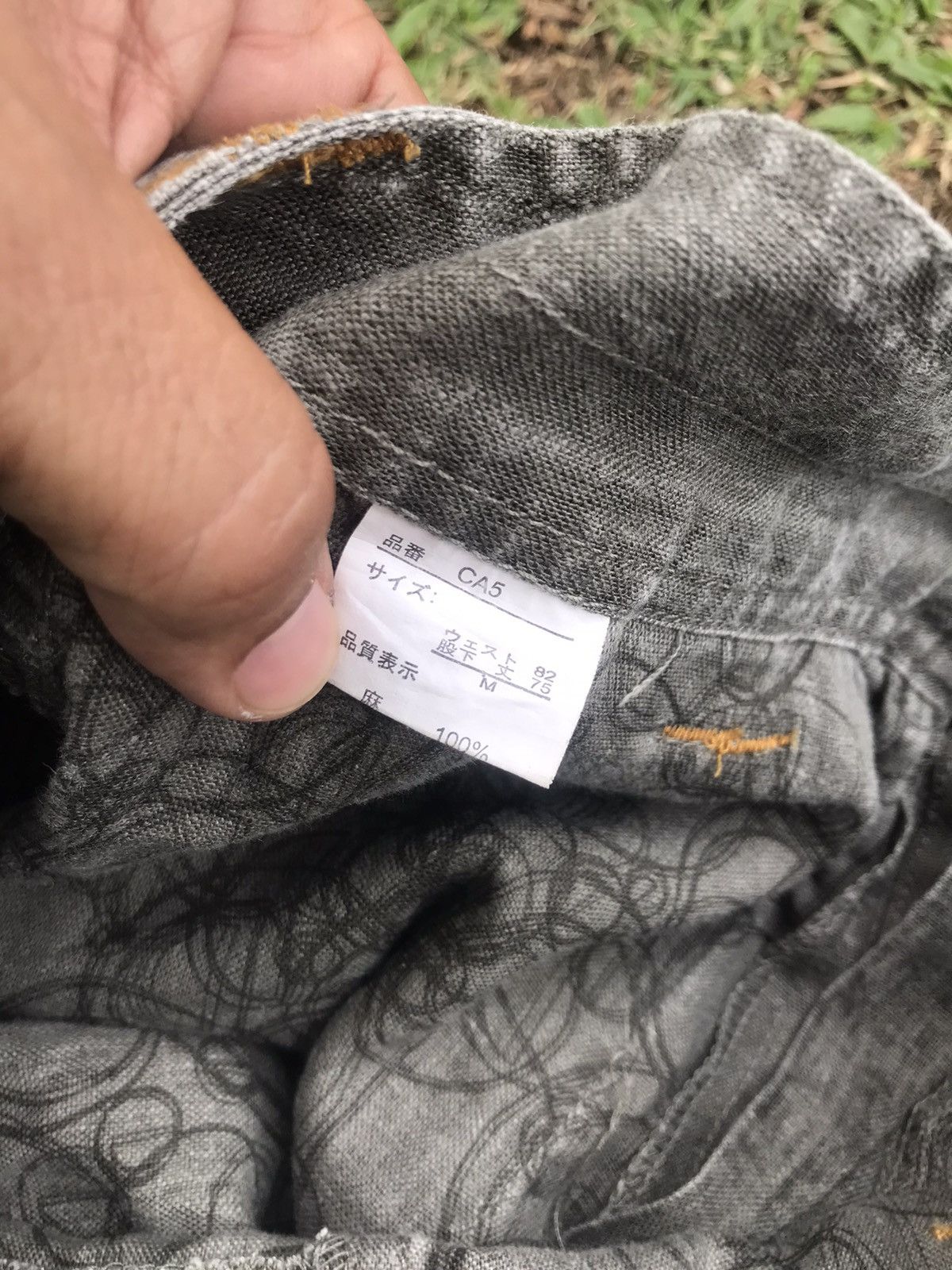 Seditionaries LINEN CARGO BONDAGE PARACHUTE STYLE MULTI POCKET PANTS Size US 30 / EU 46 - 12 Thumbnail