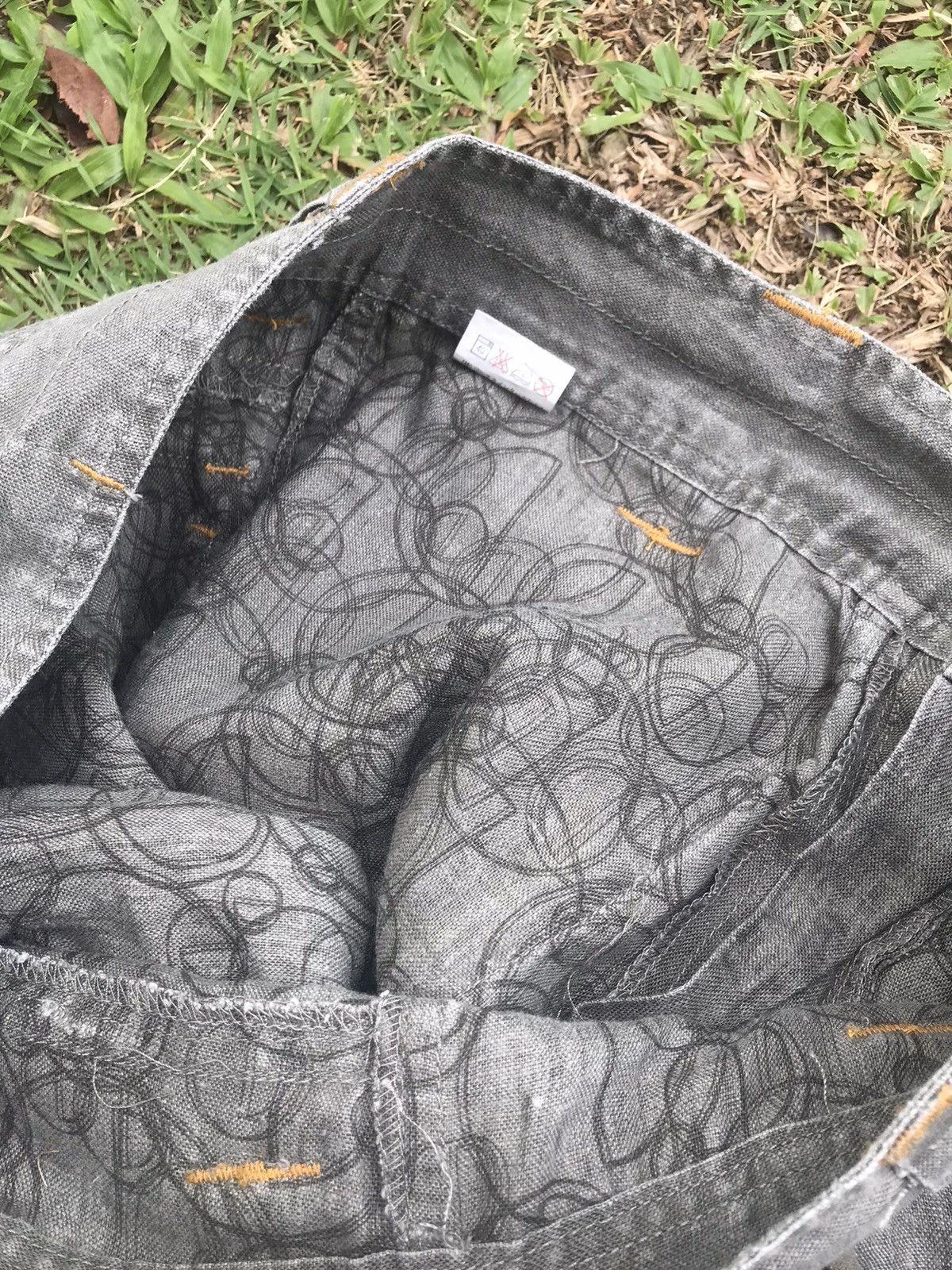 Seditionaries LINEN CARGO BONDAGE PARACHUTE STYLE MULTI POCKET PANTS Size US 30 / EU 46 - 11 Thumbnail