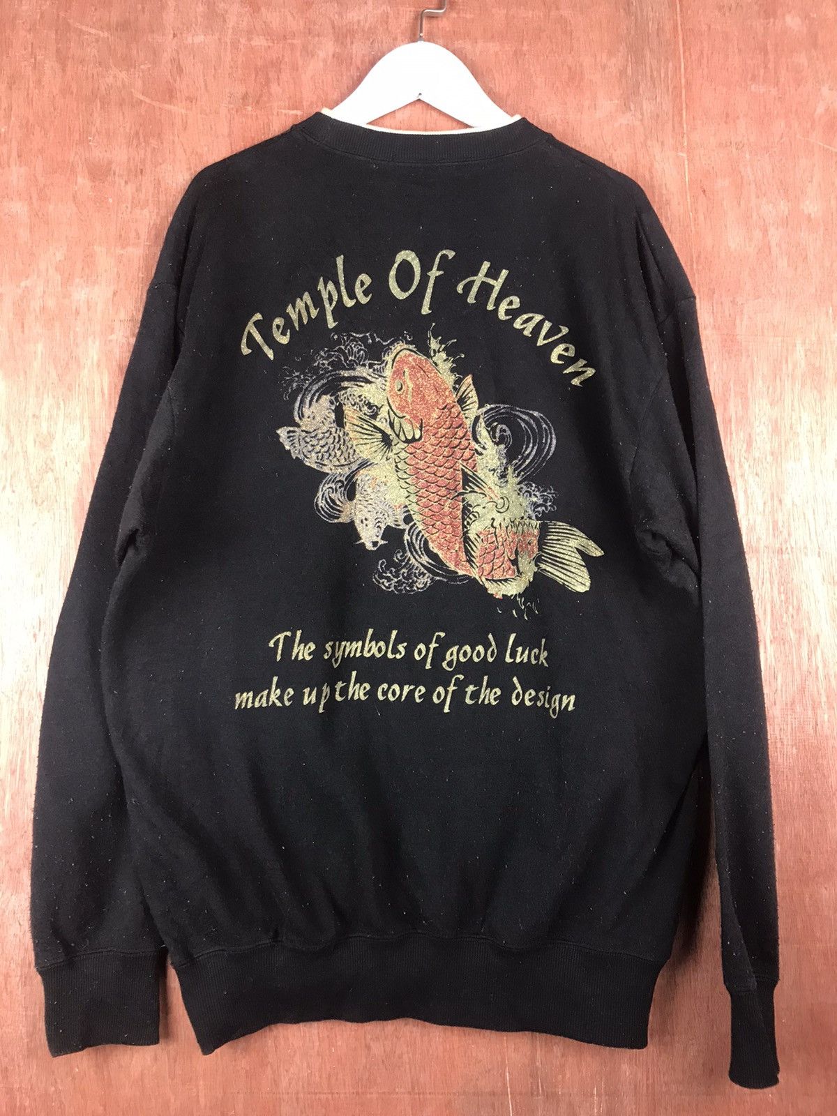 Edition Japan Japan Vintage Koi Fish Full Print sweatshirt #M005 Size US L / EU 52-54 / 3 - 1 Thumbnail
