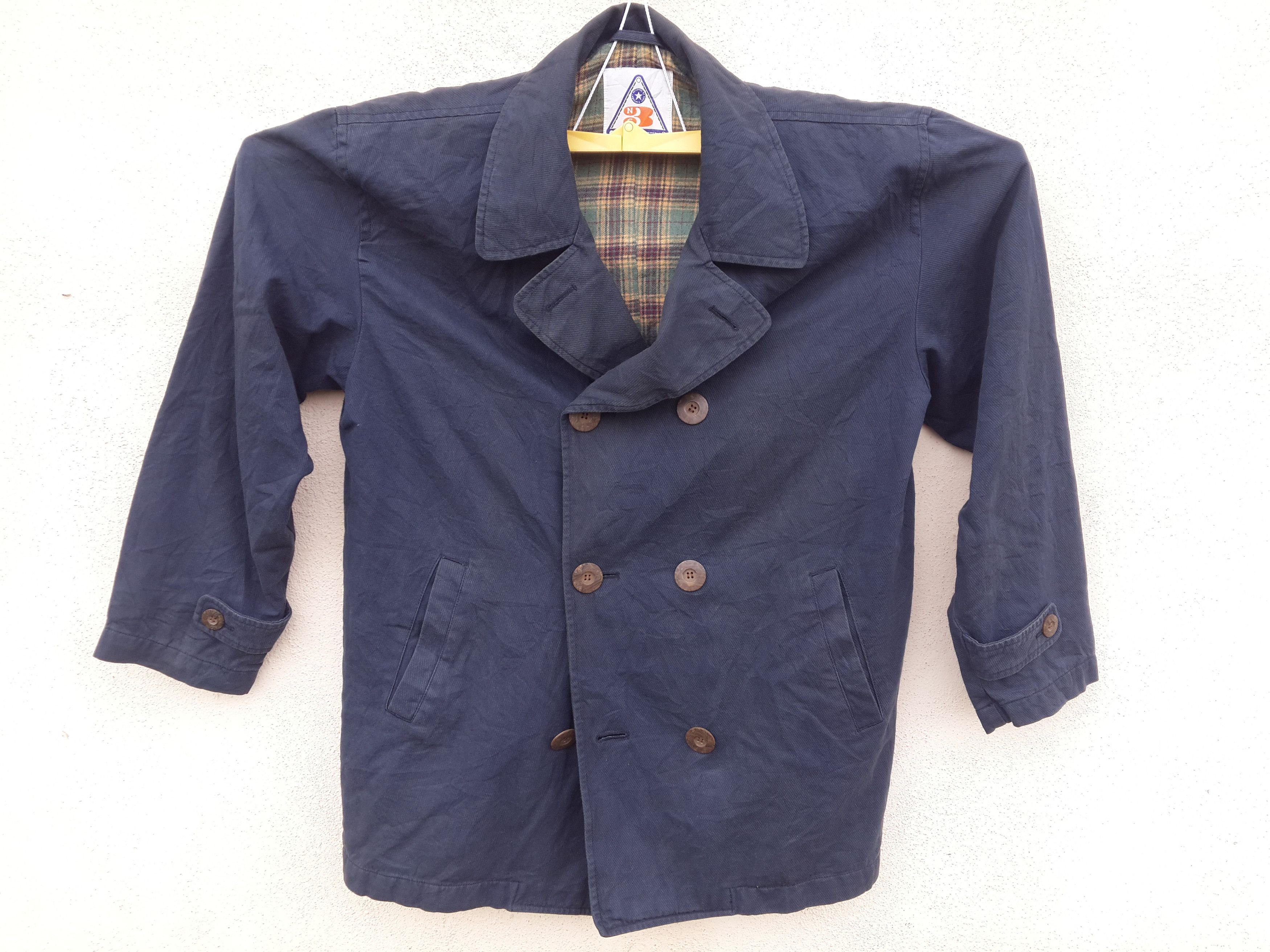 image of Nigel Cabourn Oversize Coat in Blue, Men's (Size XL)