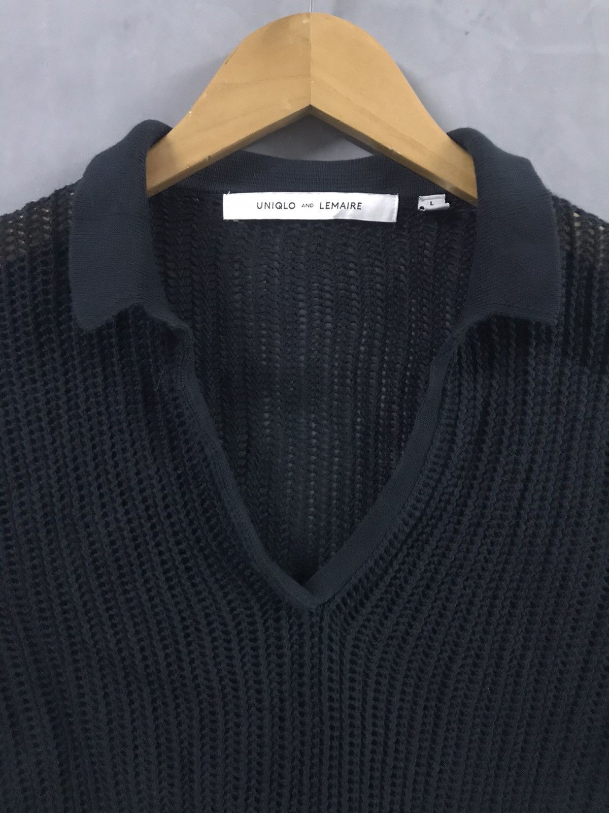 Lemaire × Uniqlo Mesh Collar Shirt Size US L / EU 52-54 / 3 - 3 Thumbnail